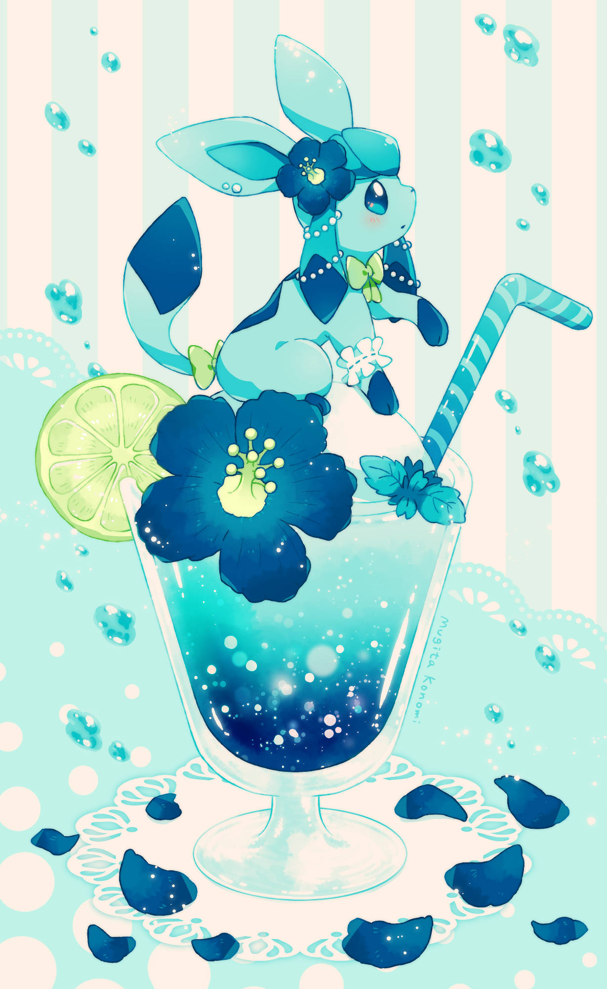 “Varme sommerdage er bedst med en tropisk drink!” Wallpapers