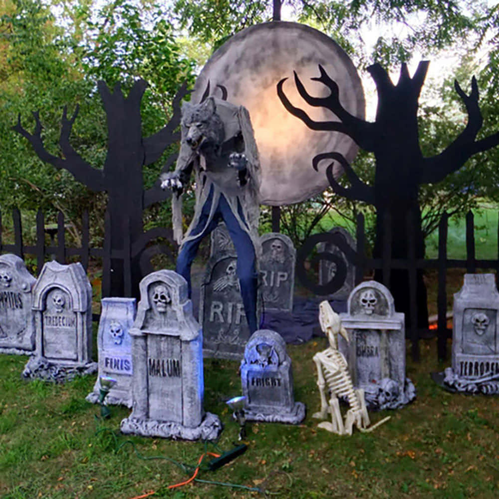 Varulvsdekoration til Halloween billeder Wallpapers