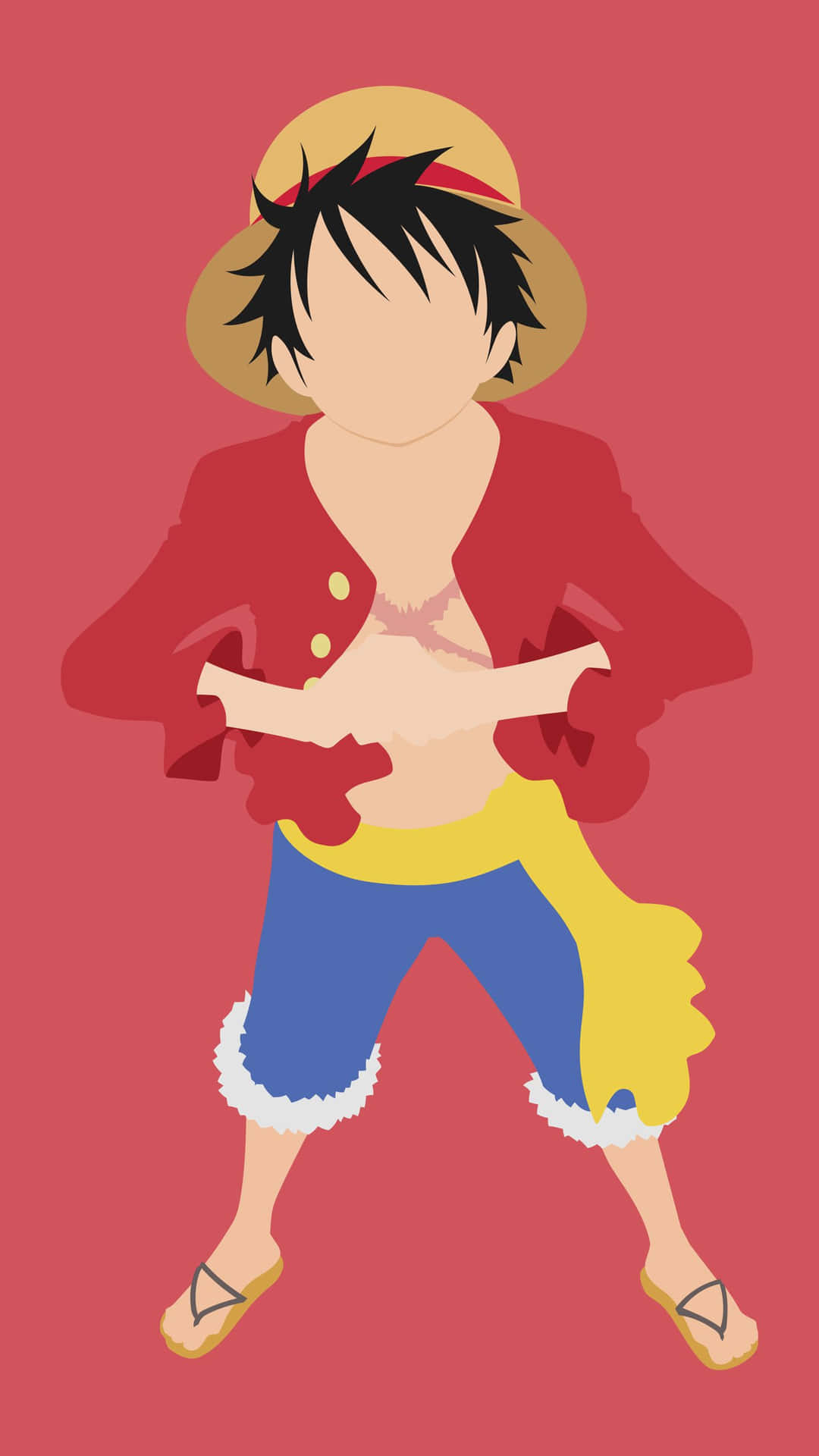 Luffy-telefon [tapet]