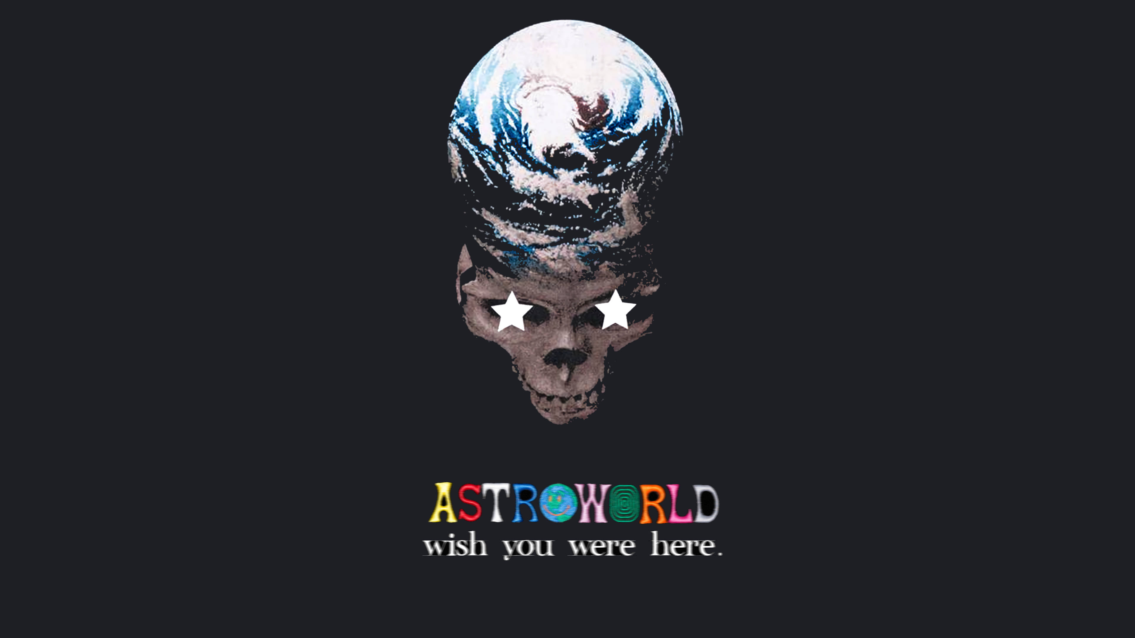 Velkommen til Astroworlds mørke og mystiske side Wallpapers