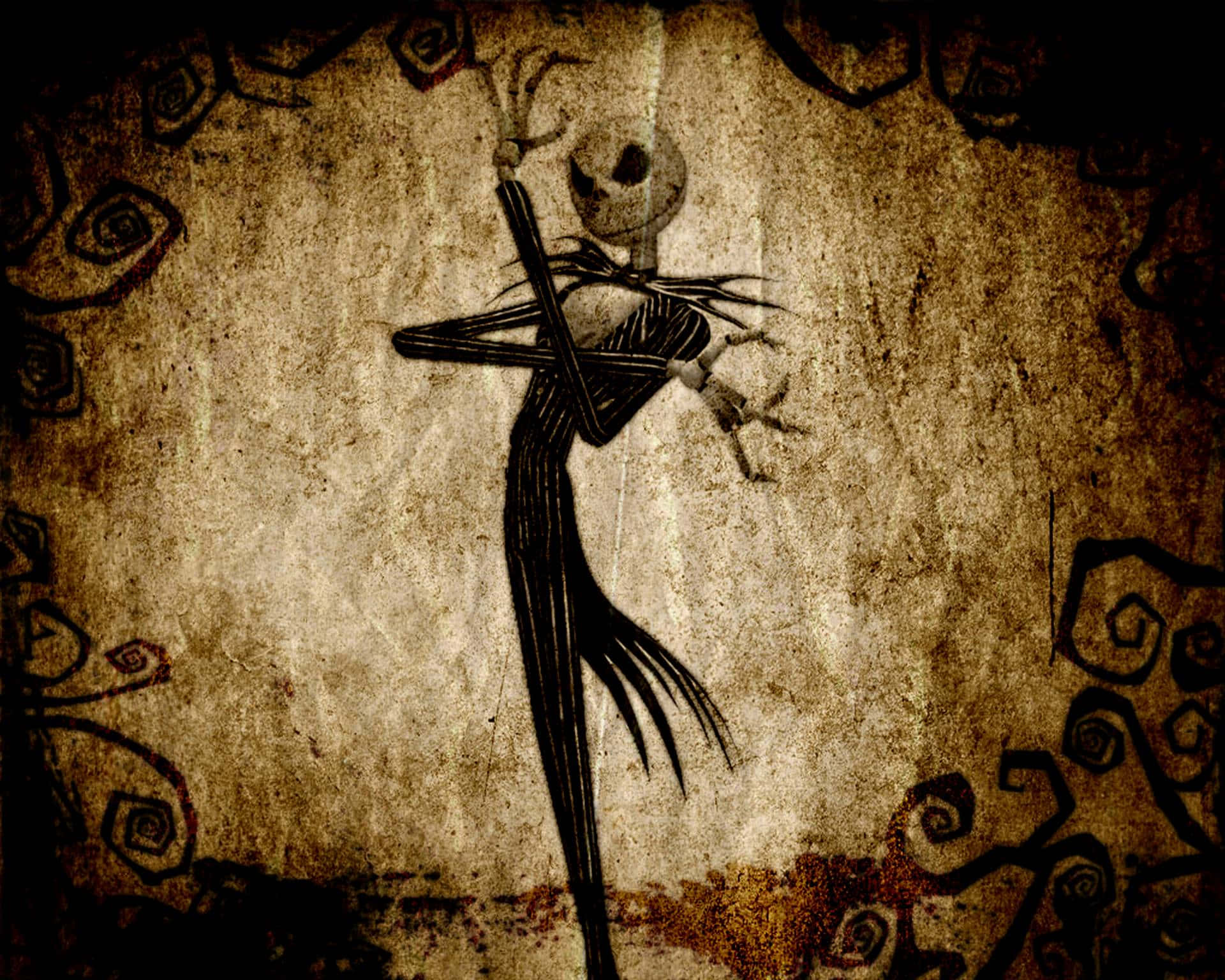 Velkommen til Julebyen, hjemsted for græskarkongen Jack Skellington Wallpapers
