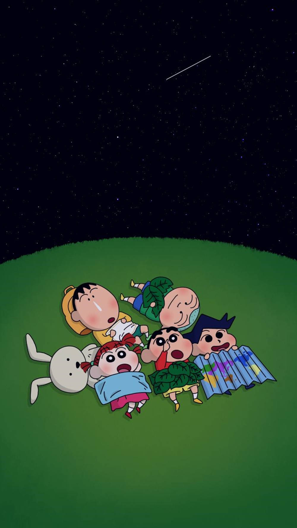 Venner af Shin Chan iPhone Wallpapers