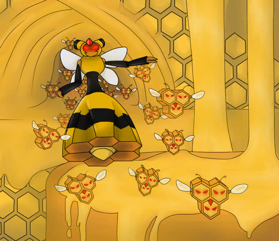 Vespiquen beordrer Combee til at angribe Wallpapers