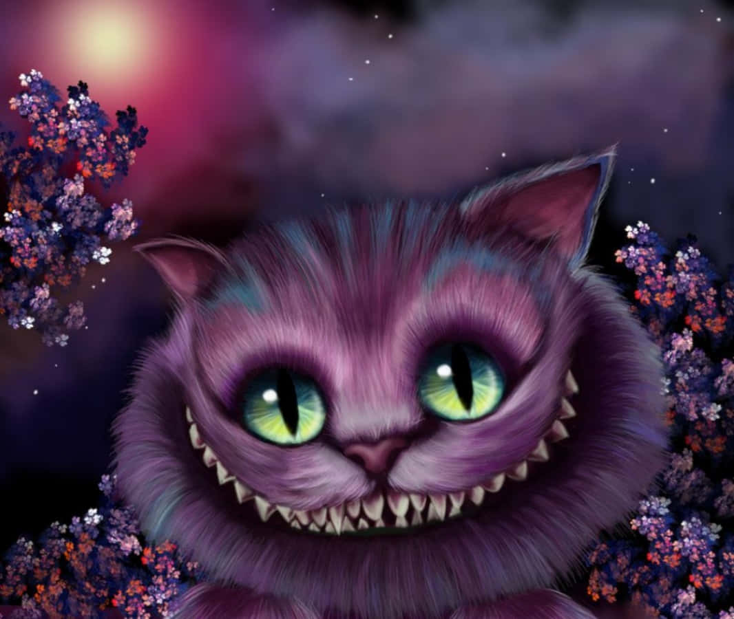 "Vi er alle gale her": Cheshire-katten Wallpapers