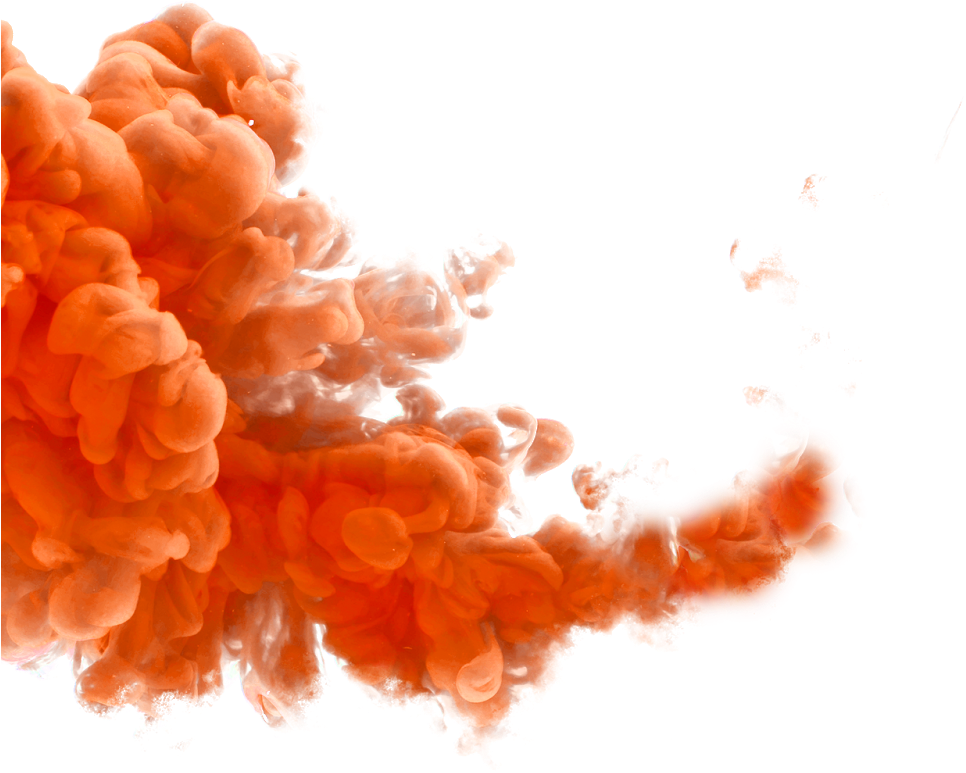 Vibrant Orange Ink Explosion Wallpapers