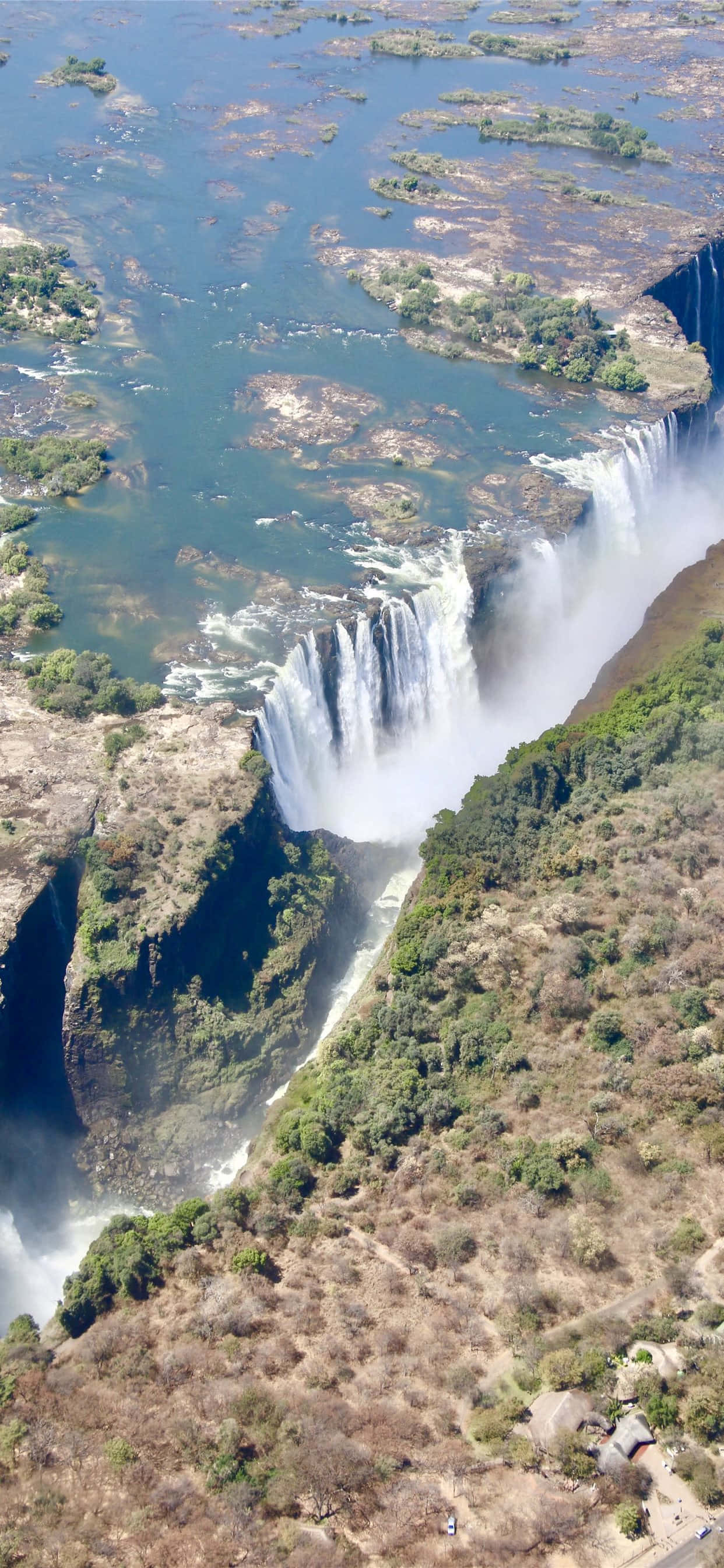 Victoria Falls Luftfoto Wallpapers
