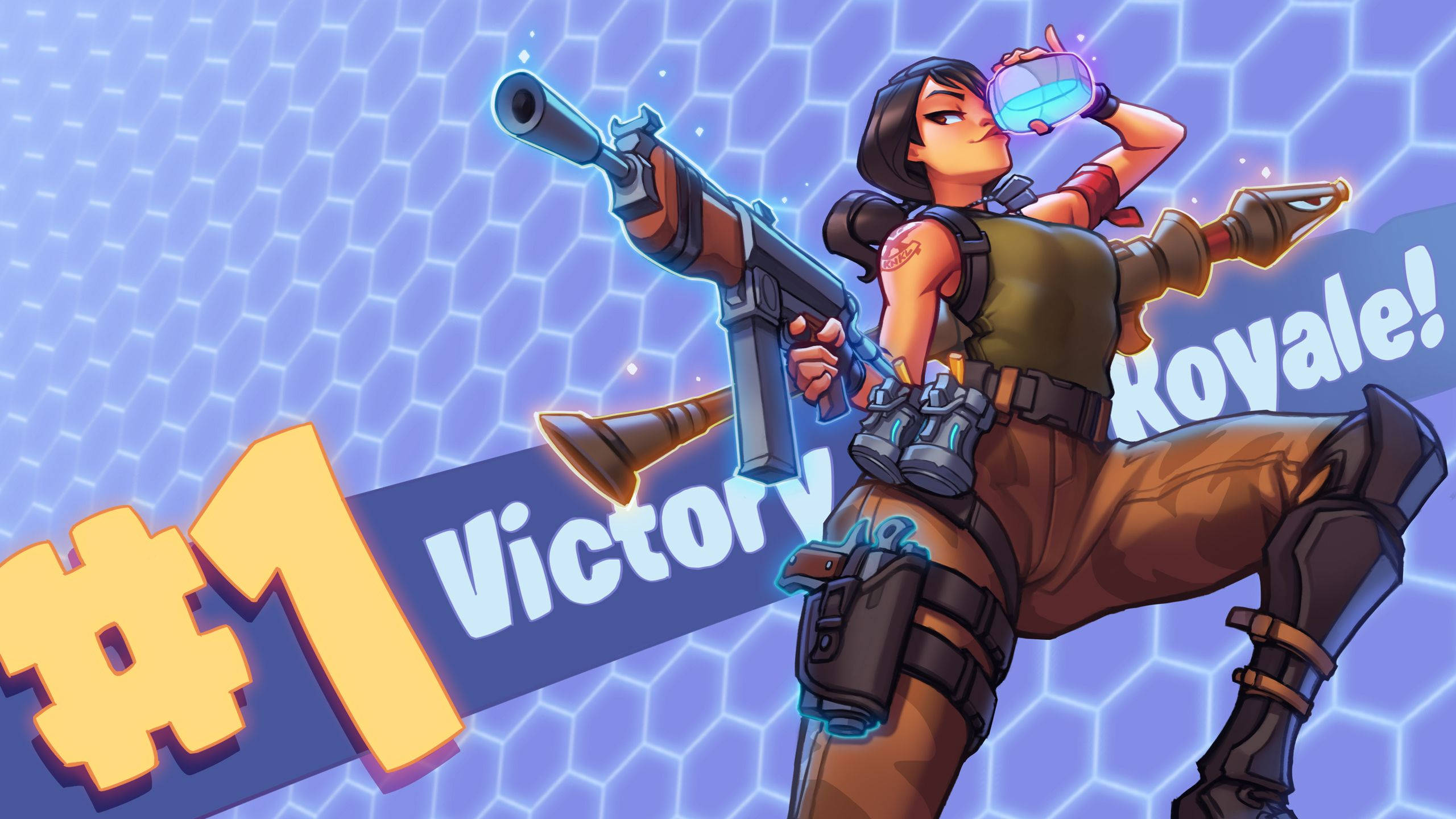 Victory Royale opnået i Fortnite Wallpapers