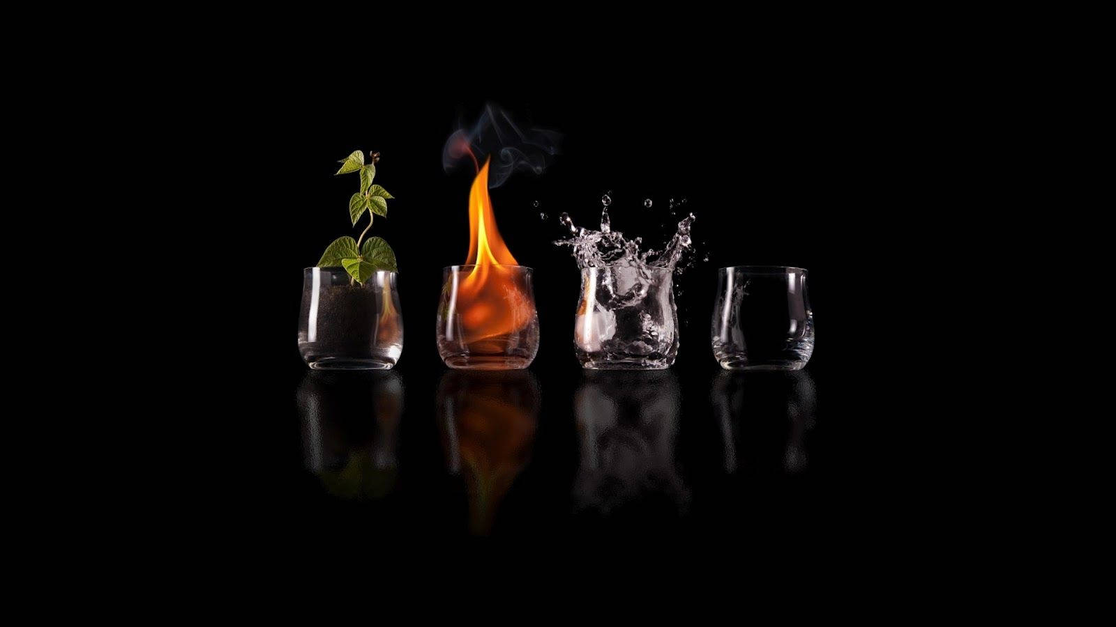 Videnskabens fire væsentlige elementer Wallpapers