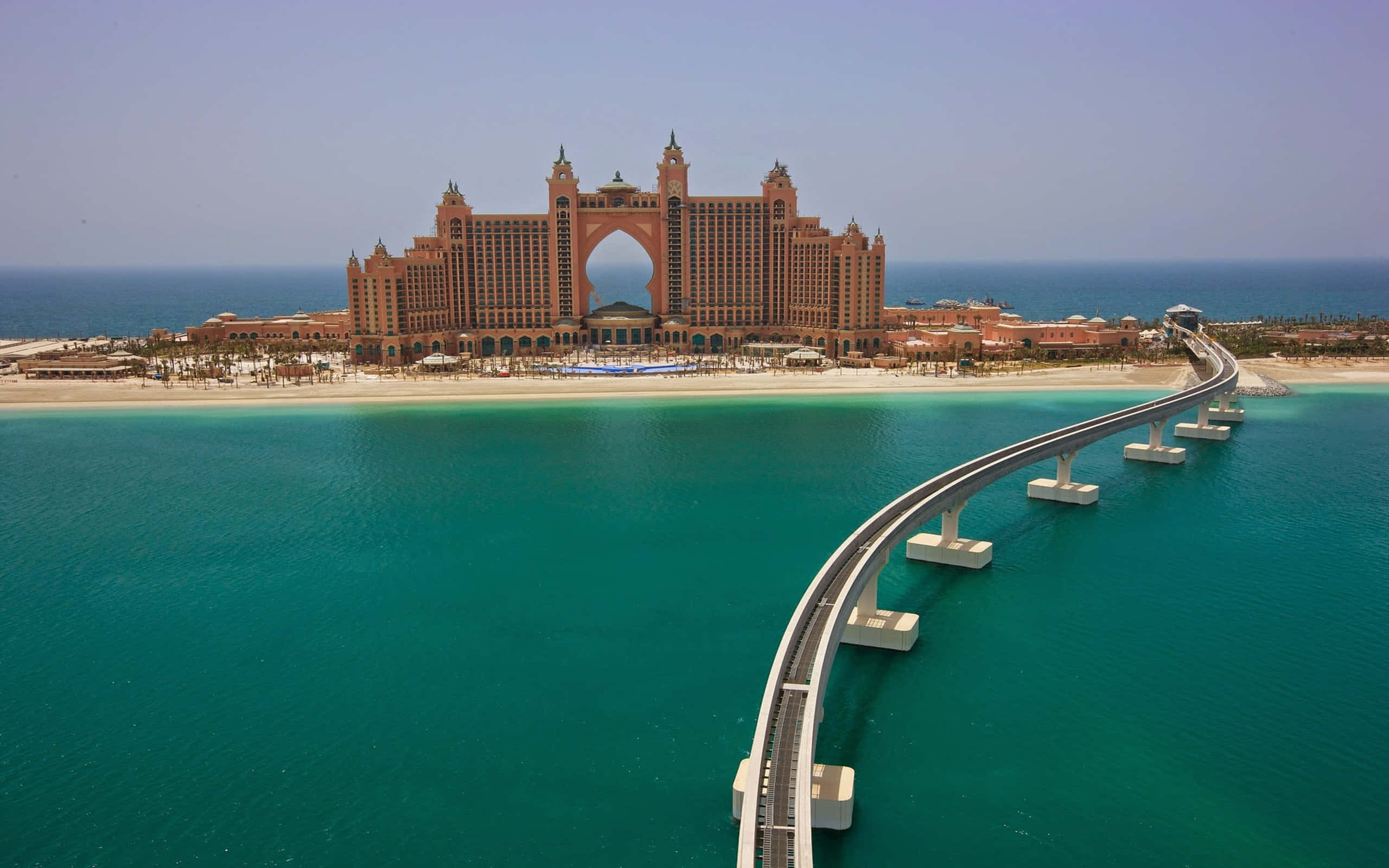 Vidstrakt hav ved Atlantis Resort Wallpapers