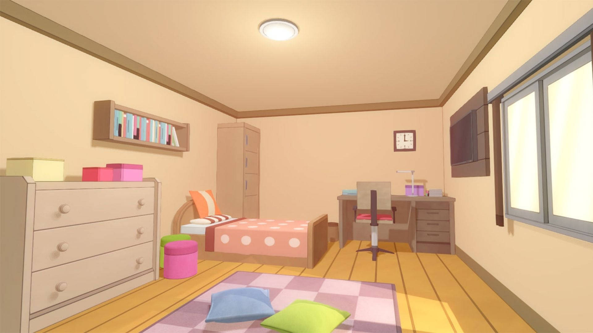 Vidunderligt animeværelse Wallpapers