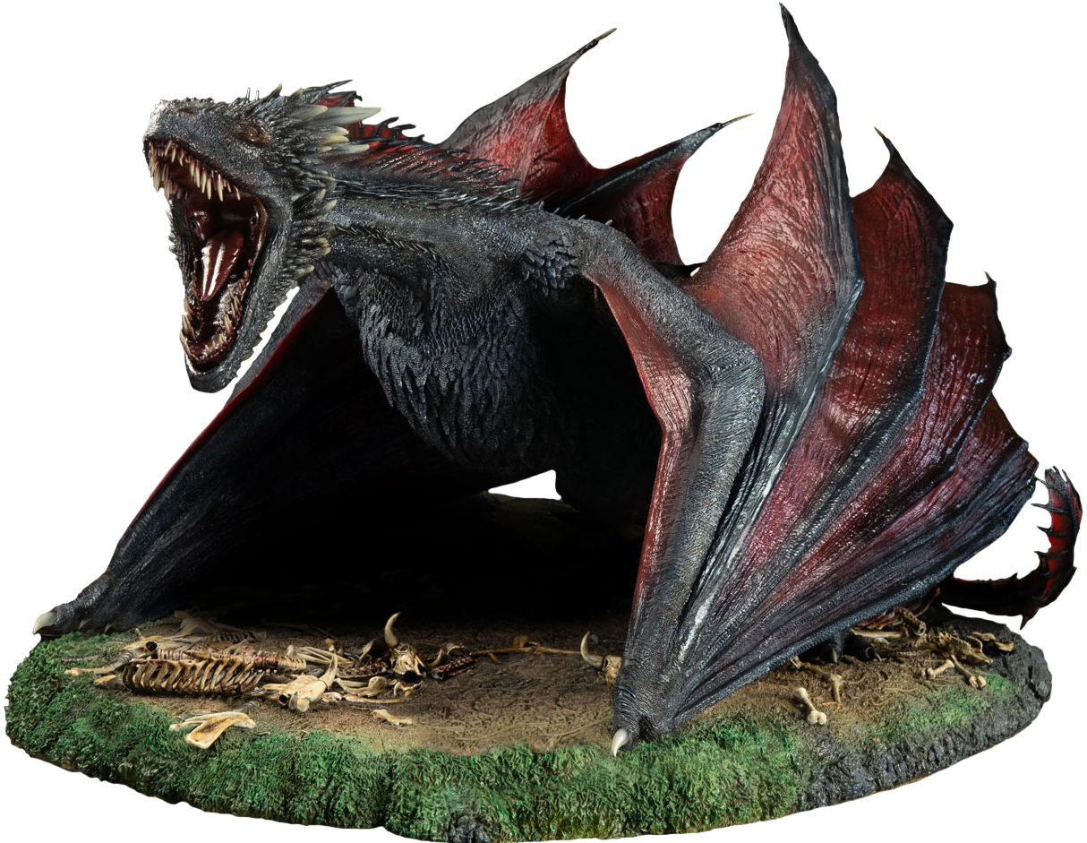 Vild drage statue Game of Thrones Wallpapers