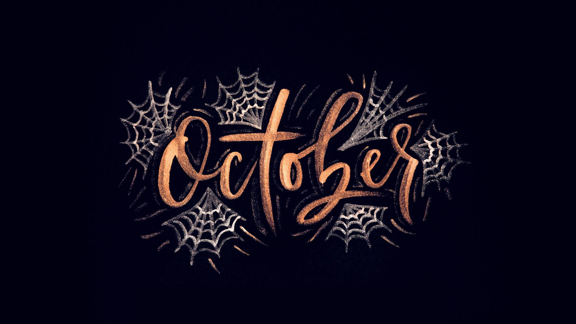 Vintage Halloween Oktober Plakat Wallpapers