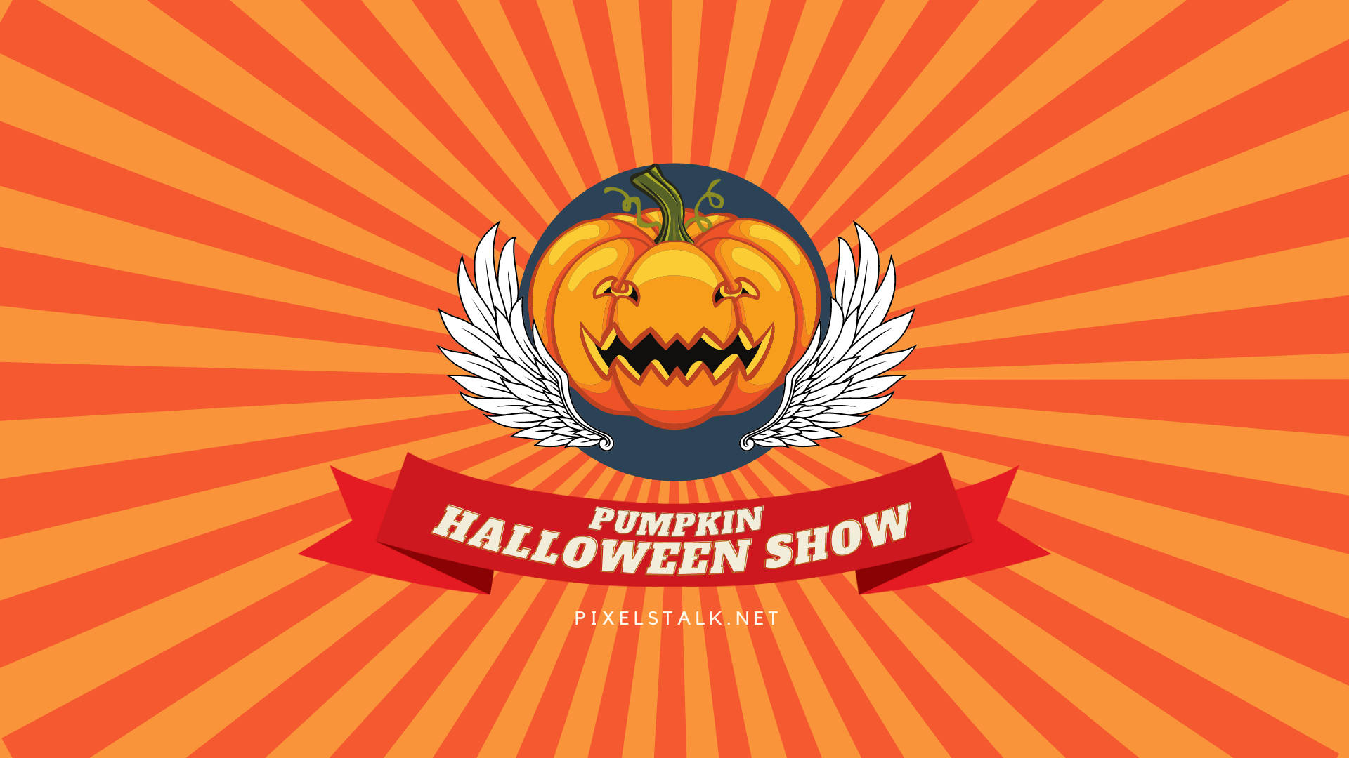 Vintage Halloween Show Græskar Wallpapers