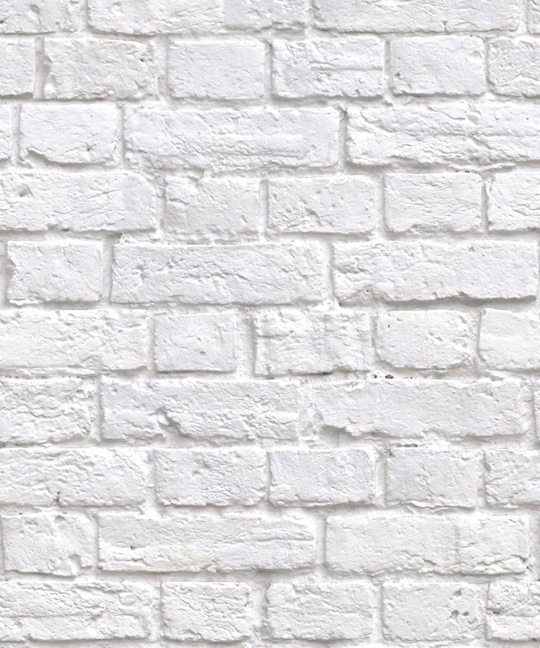 Vintage hvid mursten i engelsk bindingsmønster Wallpapers