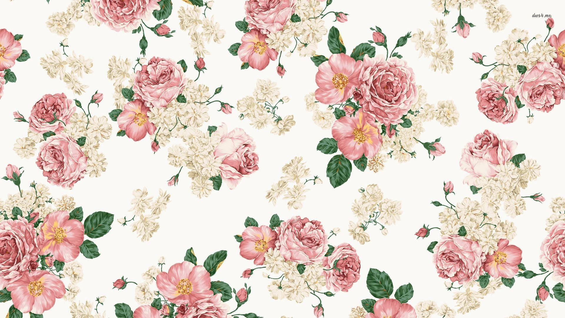 Vintage lyserød rose æstetik Wallpapers