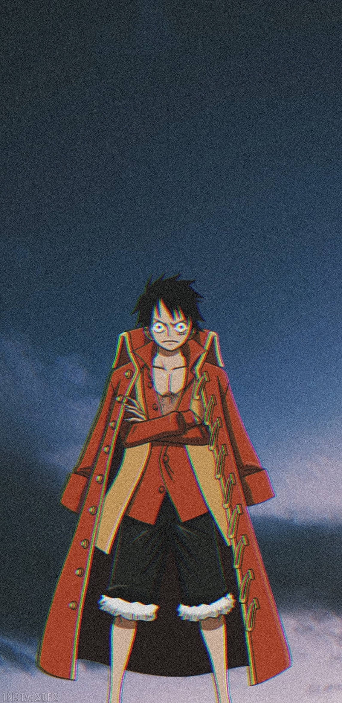 Vintage One Piece iPhone-baggrund Wallpapers