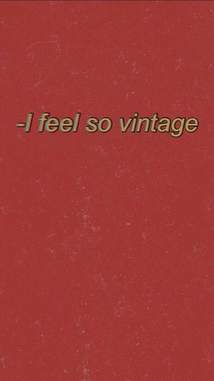 Vintage pastelrød æstetik Wallpapers
