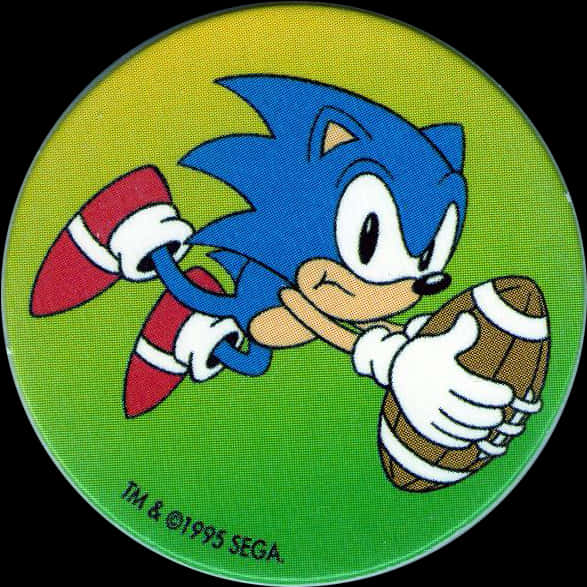 Vintage Sonic med Ring 1995 Wallpapers