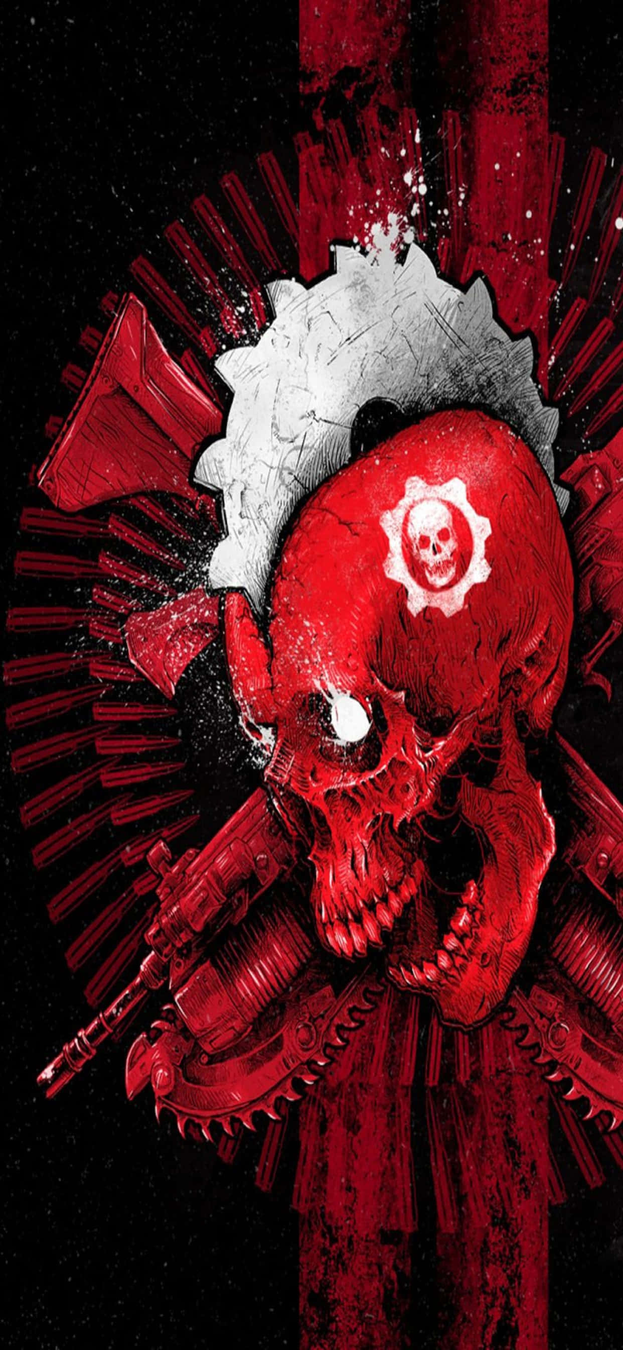 Virtuos spiloplevelse med iPhone XS Max Gears of War 5 Tapet Wallpapers