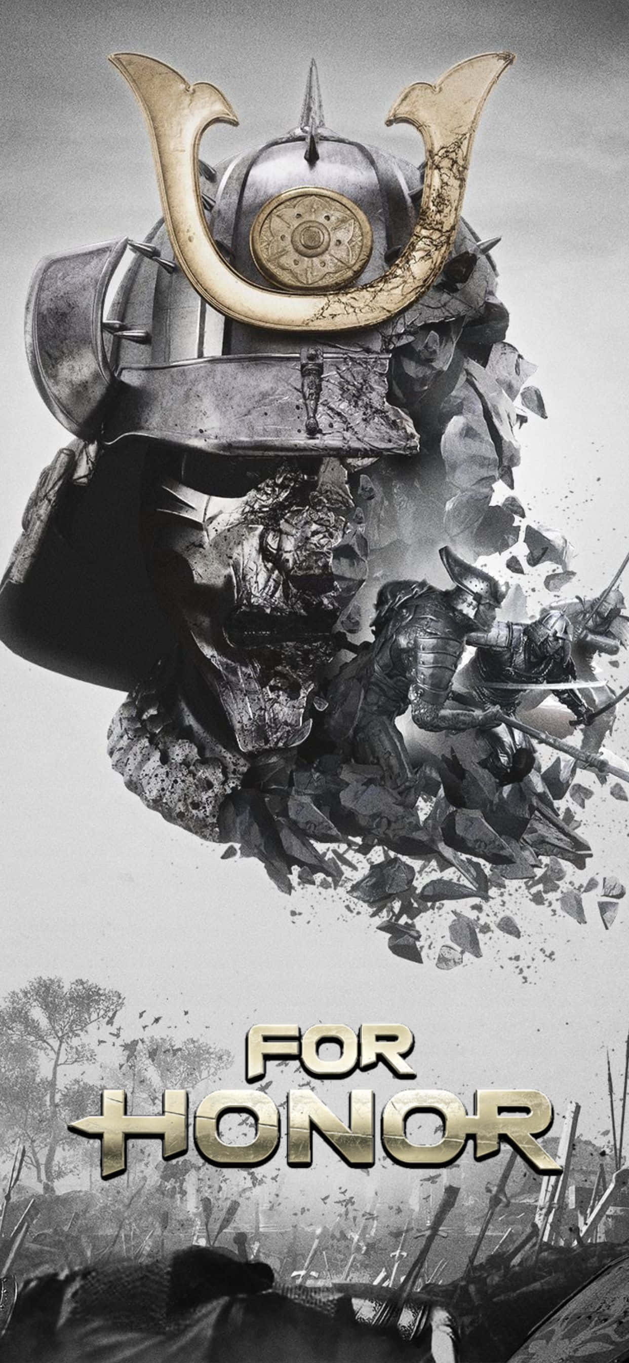 Vis Din Ære mens Du Stråler med iPhone Xs Max For Honor Wallpapers