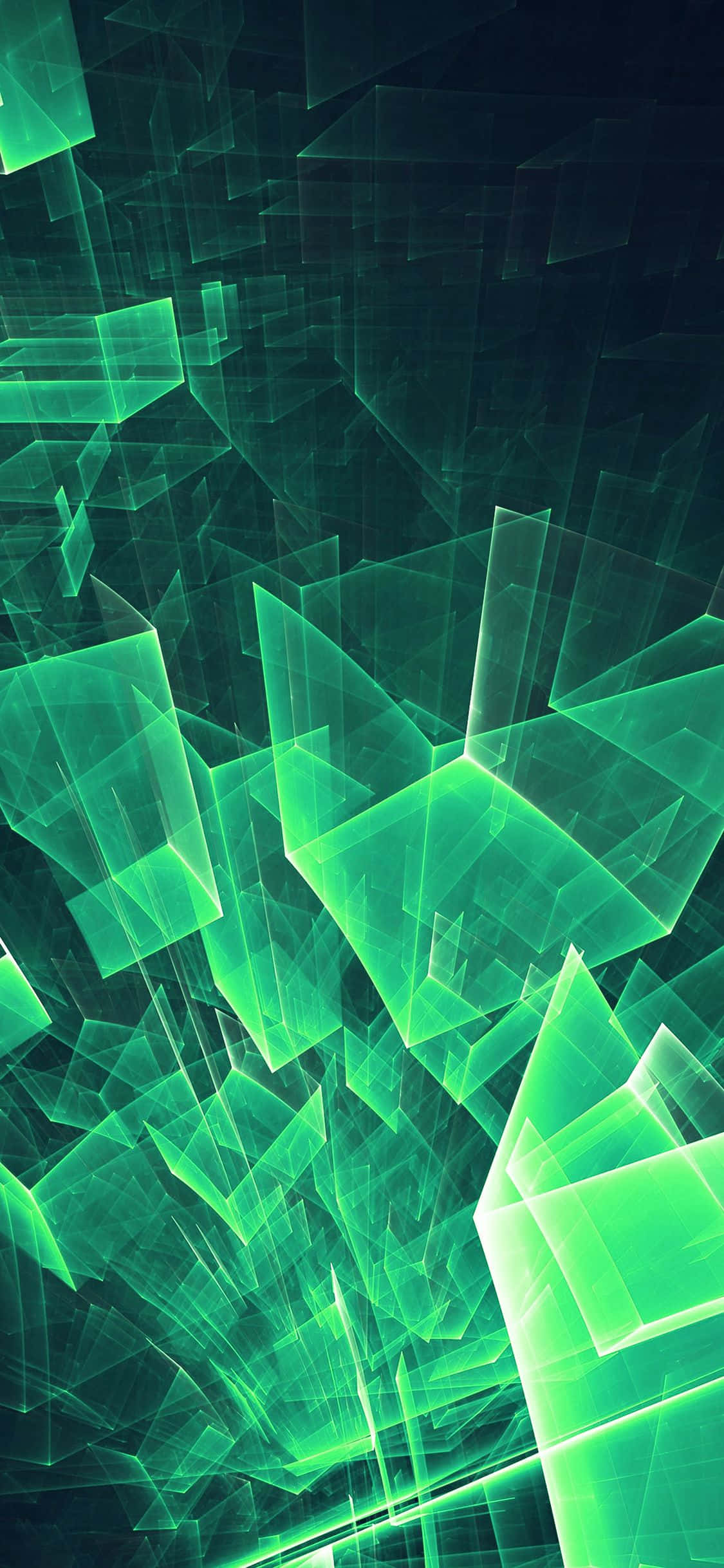 Vis din stil med den fantastiske grønne iPhone 11 Wallpapers