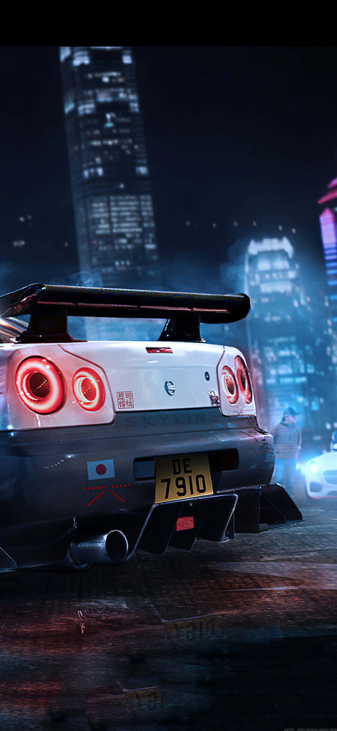 Vis Din Stil med Nissan Skyline iPhone Wallpapers