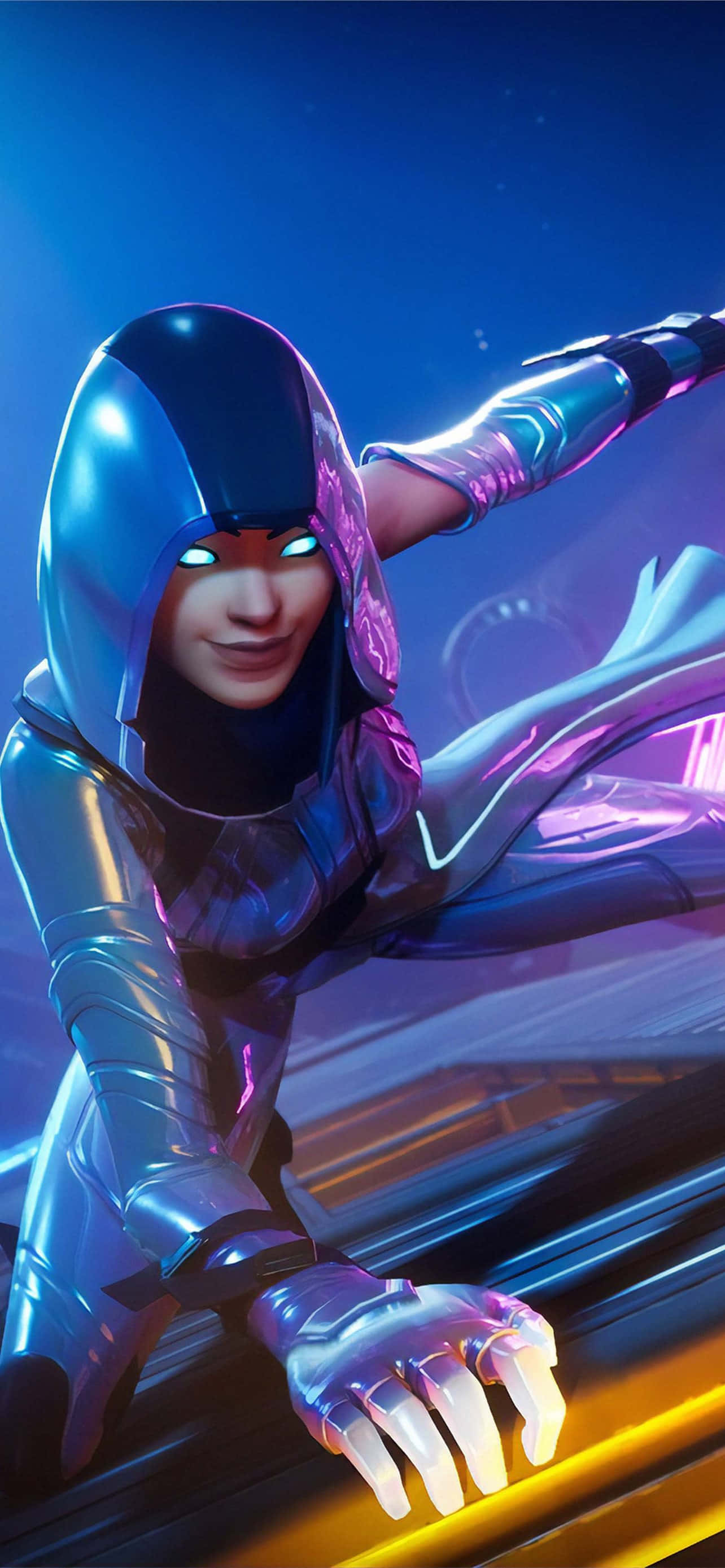 Vis din styrke og frygtløshed i spillet med det ikoniske Raven Fortnite-skin. Wallpapers