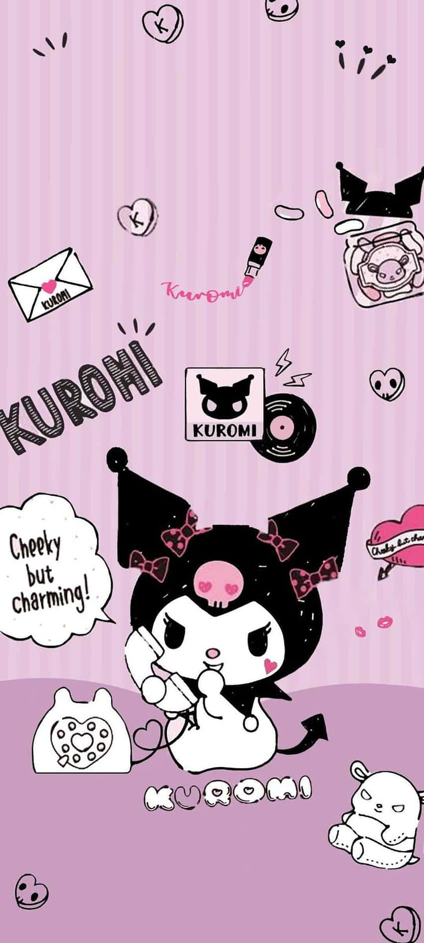 Vis dine sande farver med Emo Hello Kitty! Wallpapers