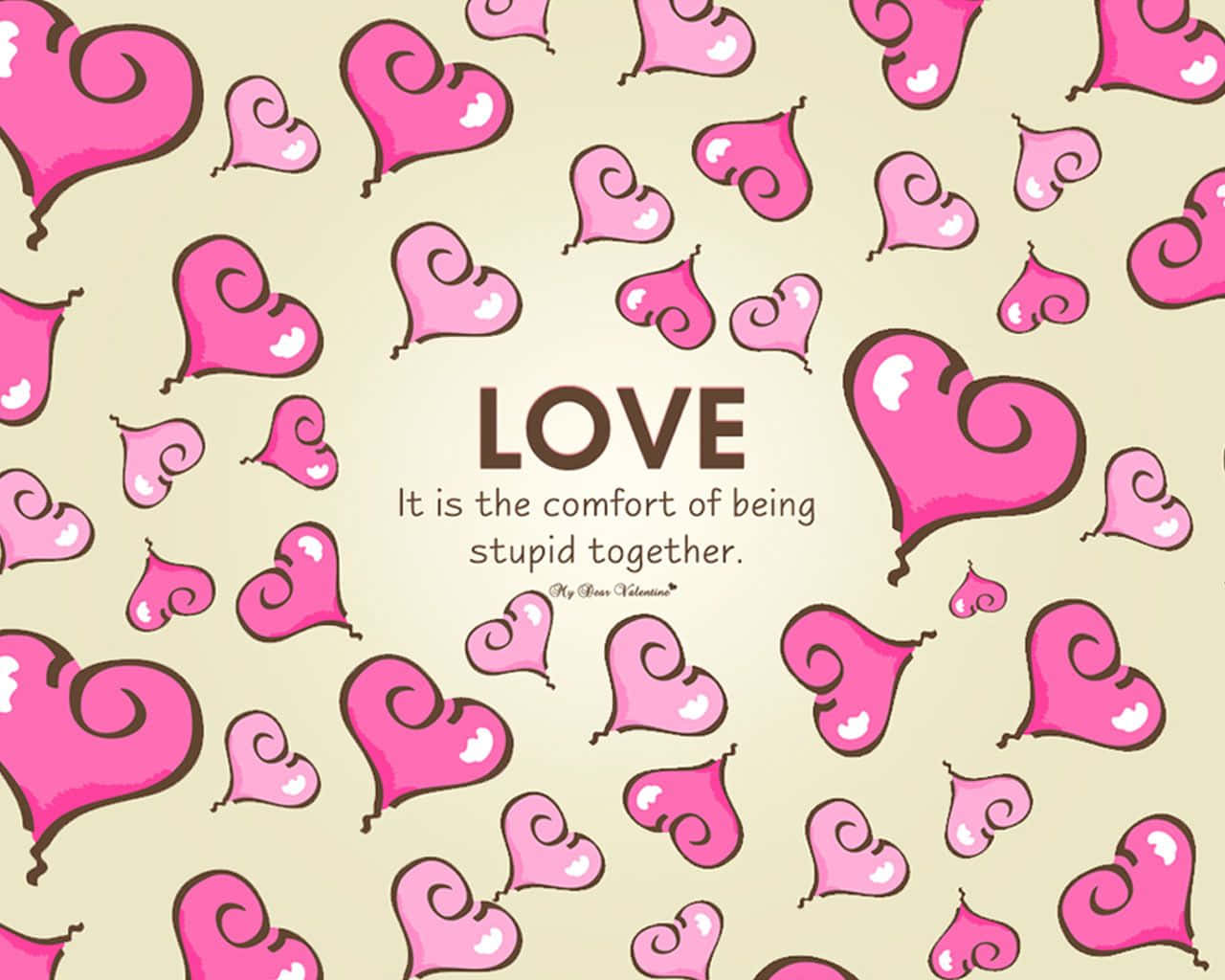 Vis lidt kærlighed denne Valentinsdag med dette søde tapet! Wallpapers