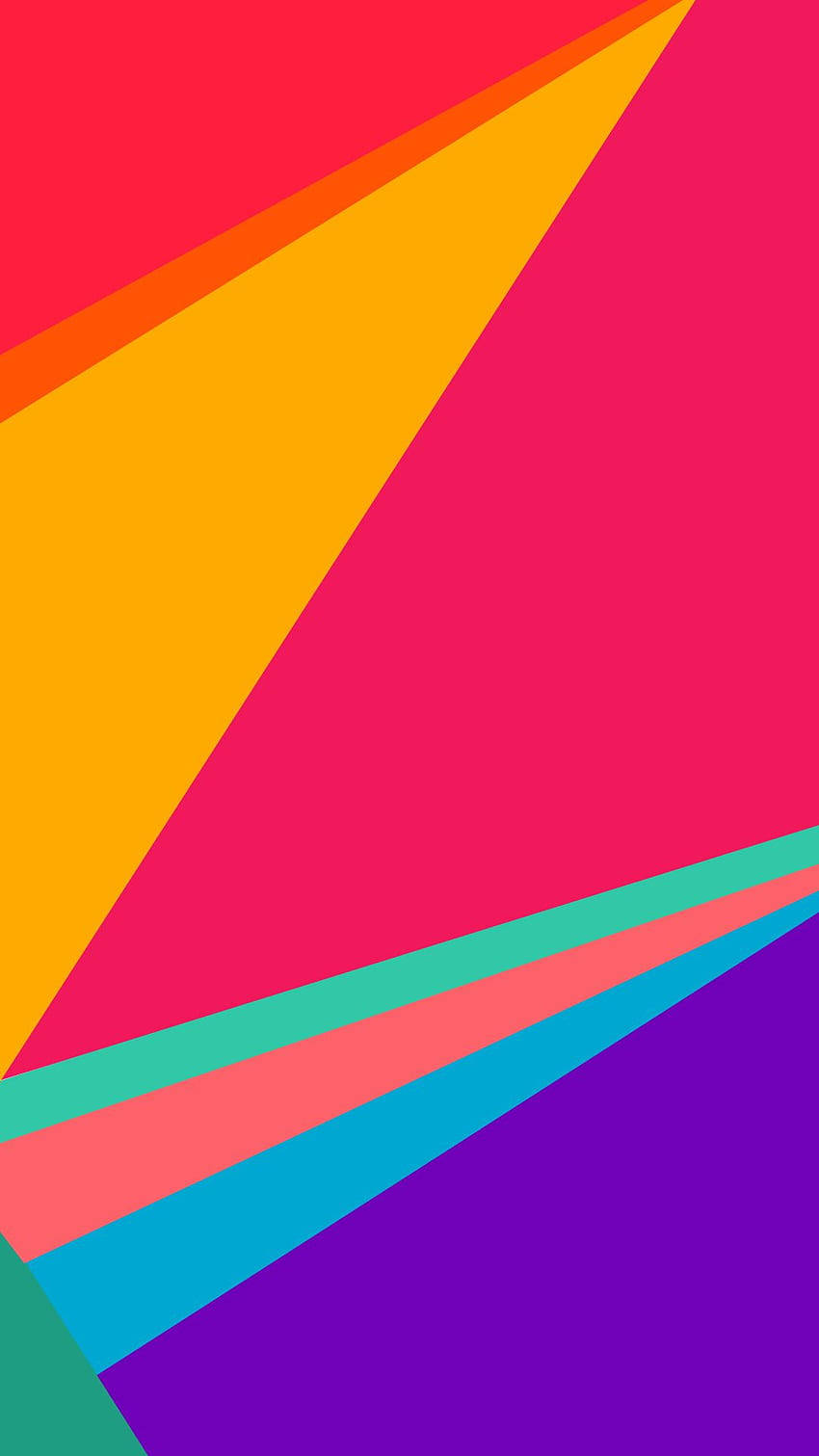 Vivo Y11 Farverige Trekanter Wallpapers