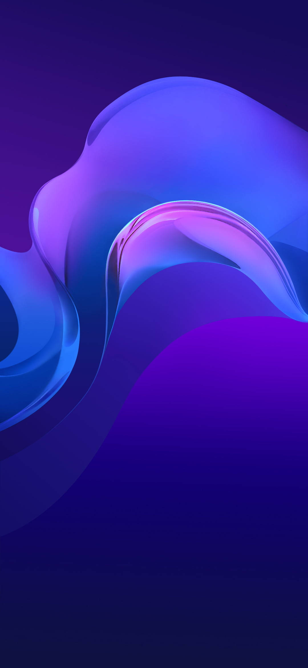 Vivo Y20 Slank Lilla Bølge Wallpapers