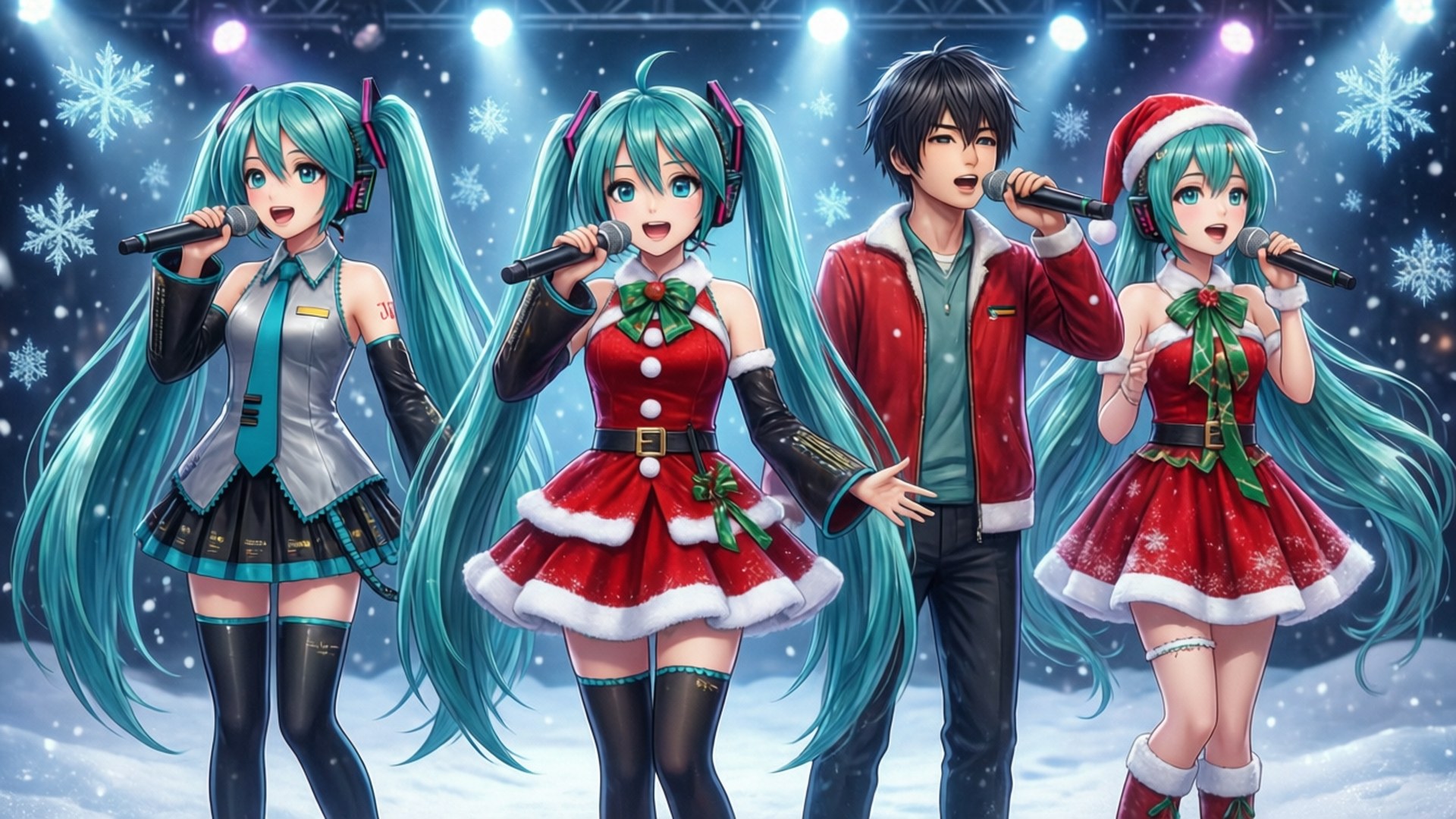 Vocaloid Julekoncert Wallpapers