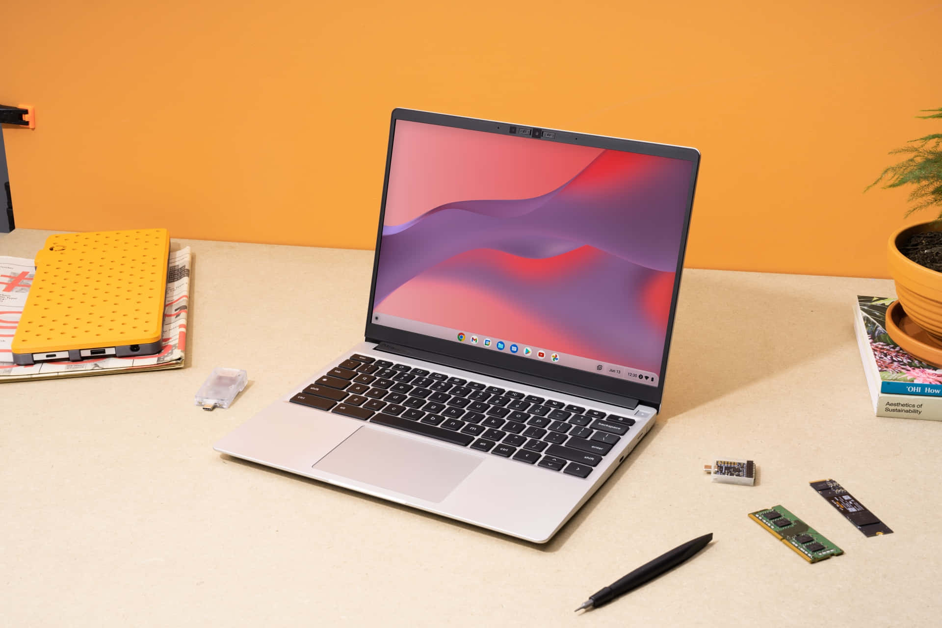 Vær produktiv på farten med Chromebook Wallpapers