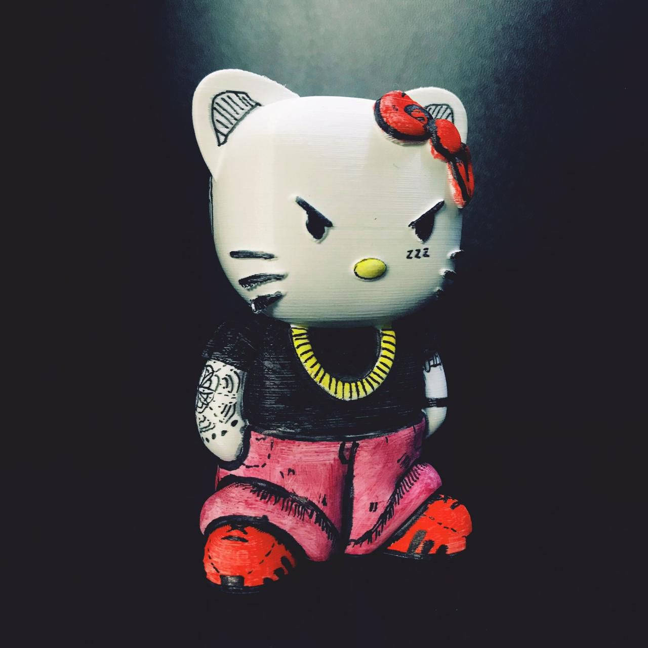 Vred Hello Kitty Halloween-bølle Wallpapers