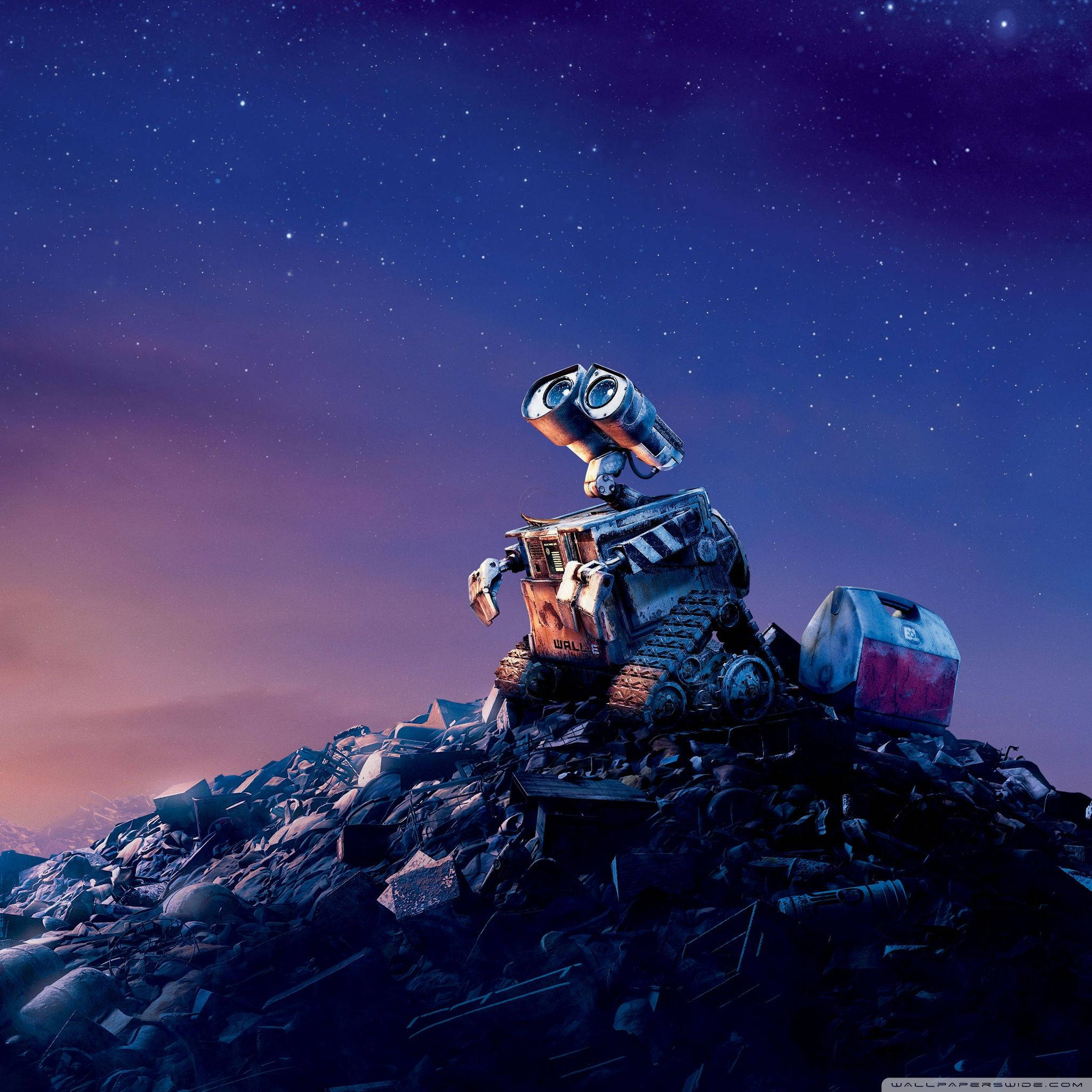 Wall-E nattehimmel iPad Retina Wallpapers