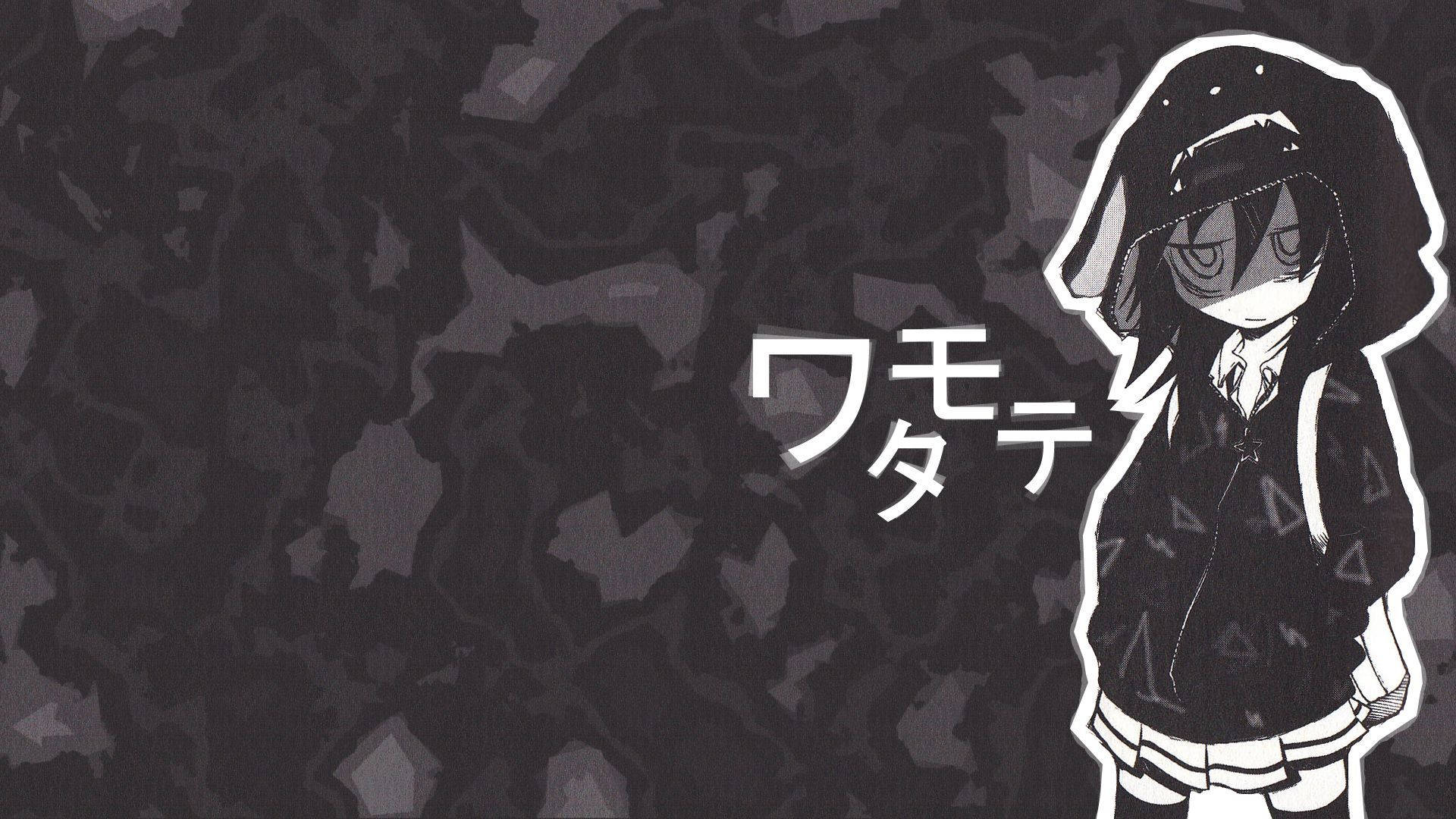 WataMote Mørk Anime Æstetik Skrivebord Wallpapers