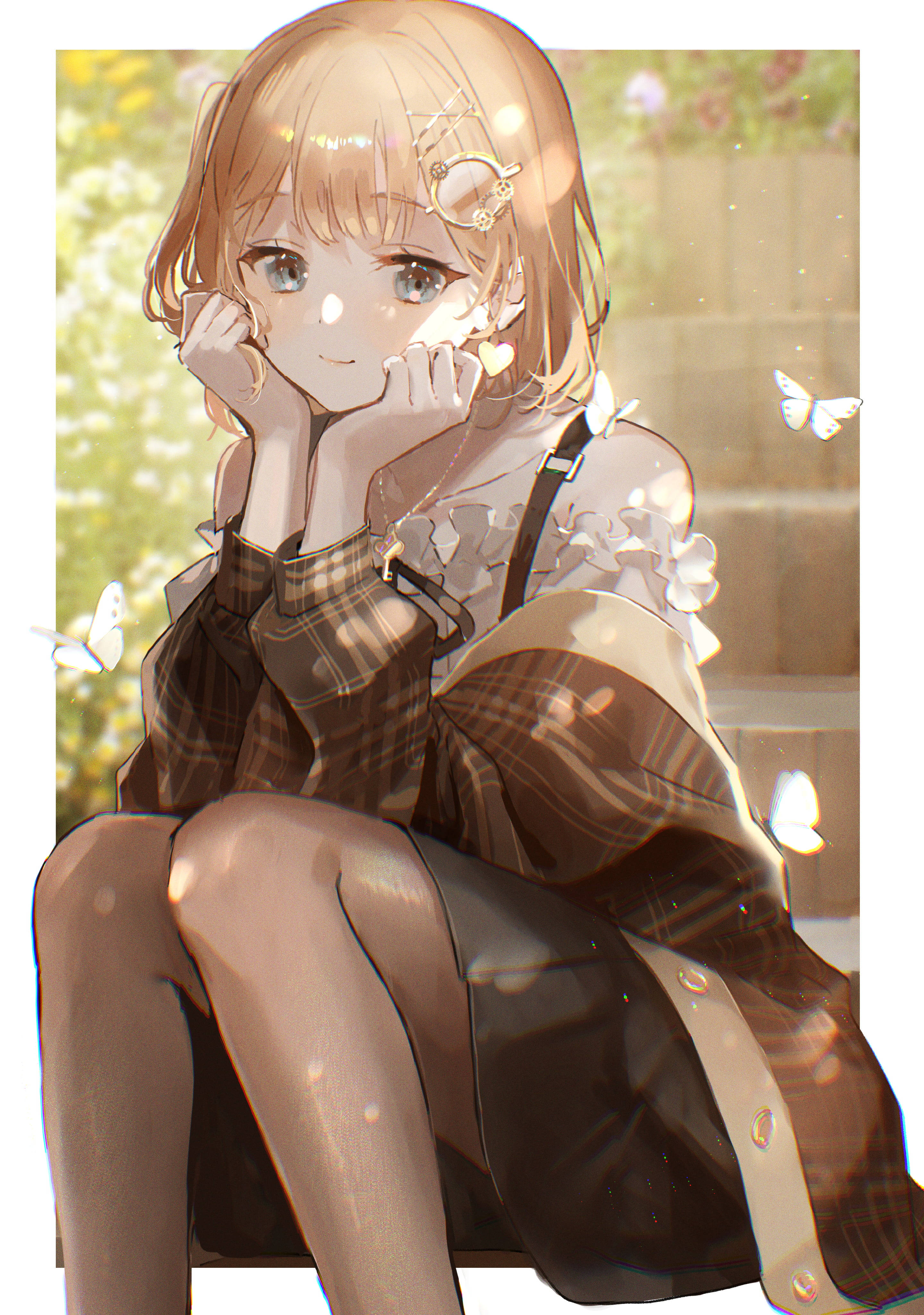 Watson Amelia med sommerfugle Wallpapers