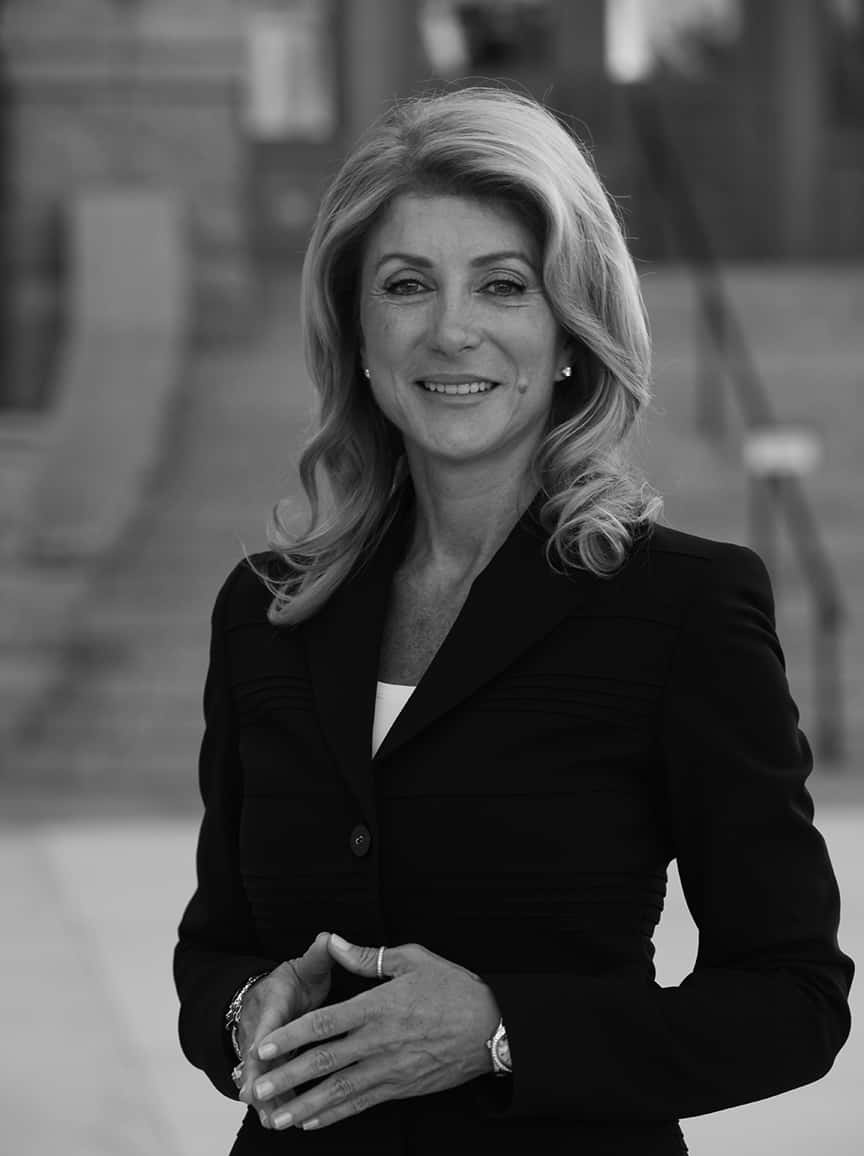 Wendy Davis i sort-hvidt billede Wallpapers