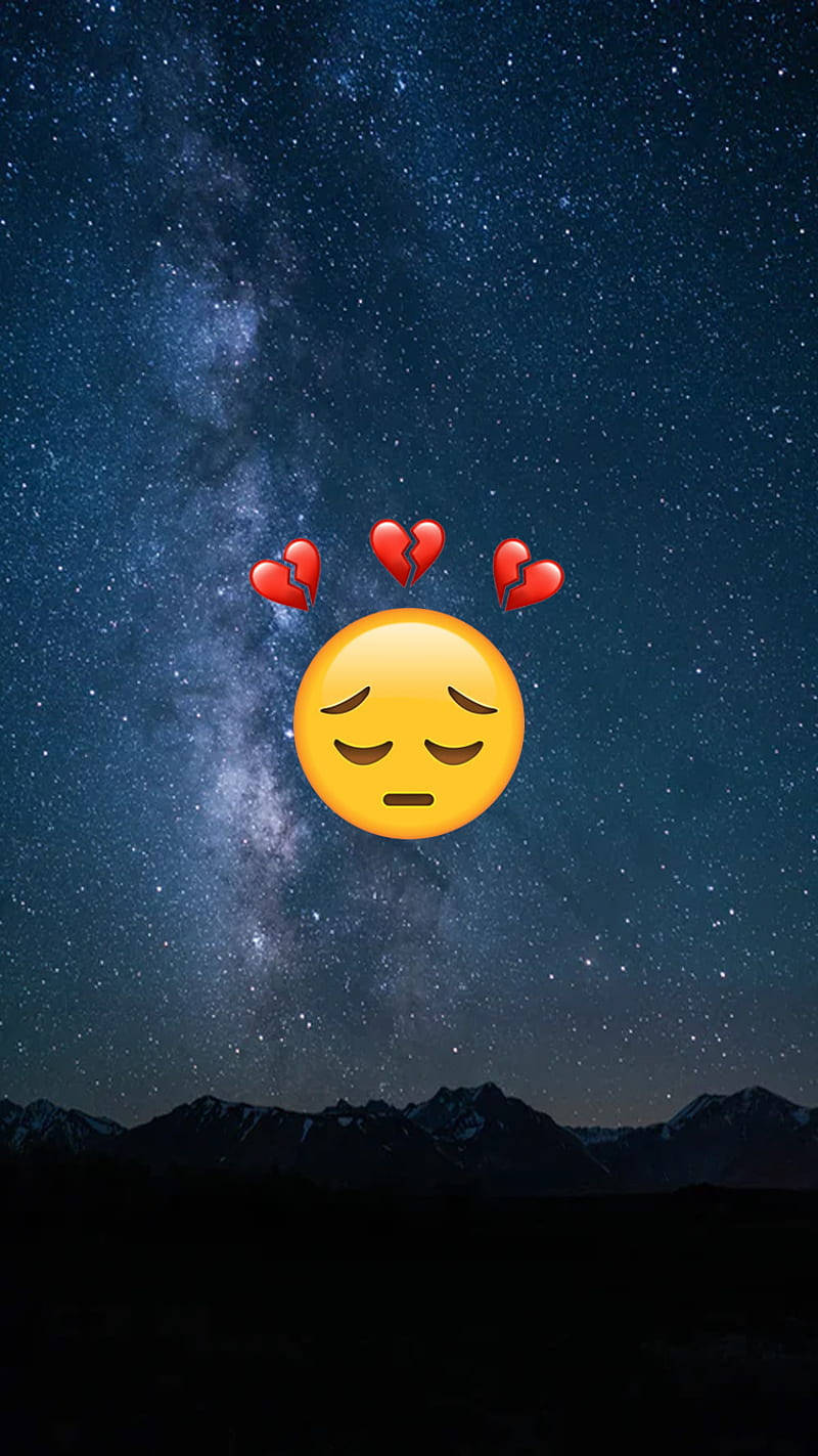 WhatsApp DP trist emoji Wallpapers