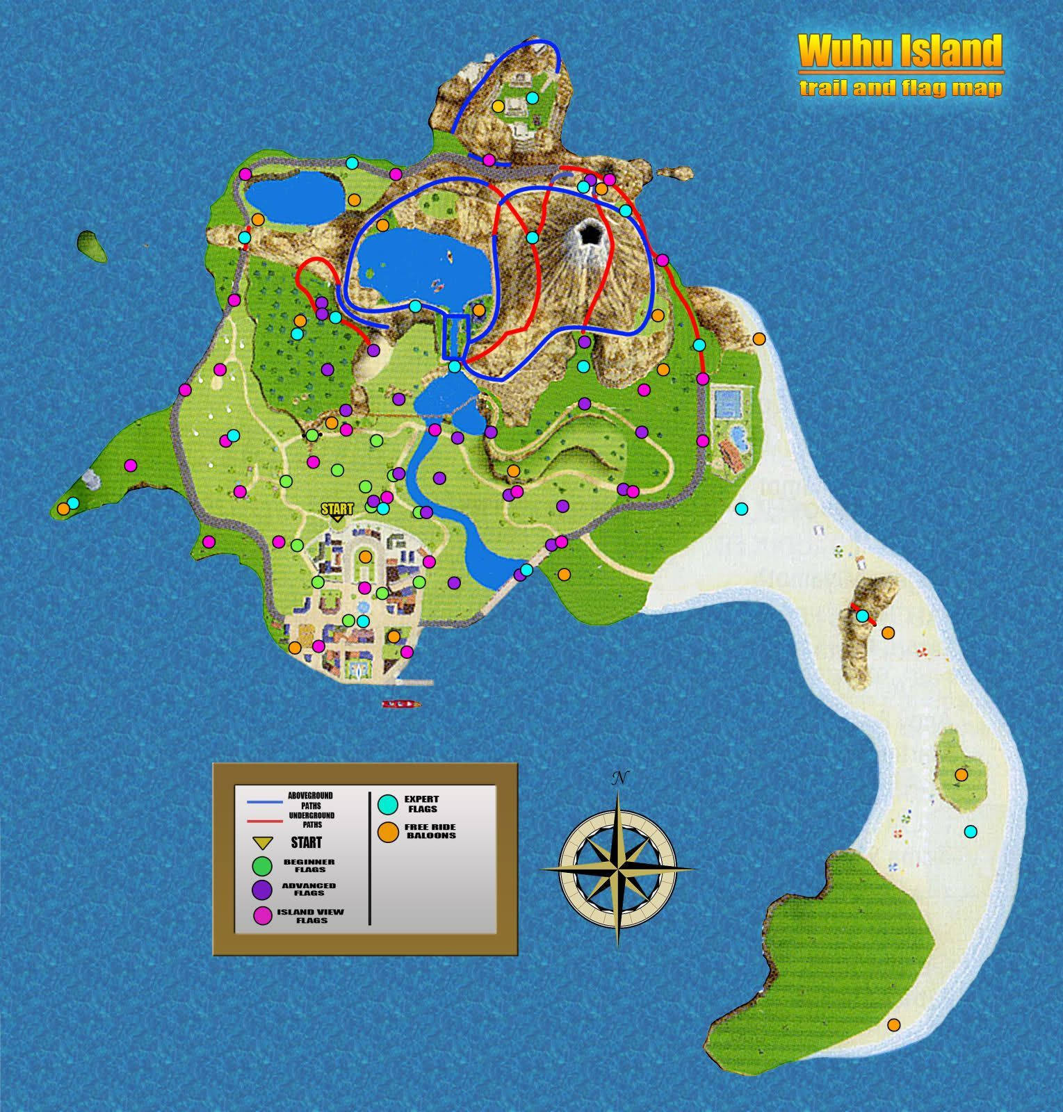 Wii Sports Resort Wuhu Island spilkort Wallpapers