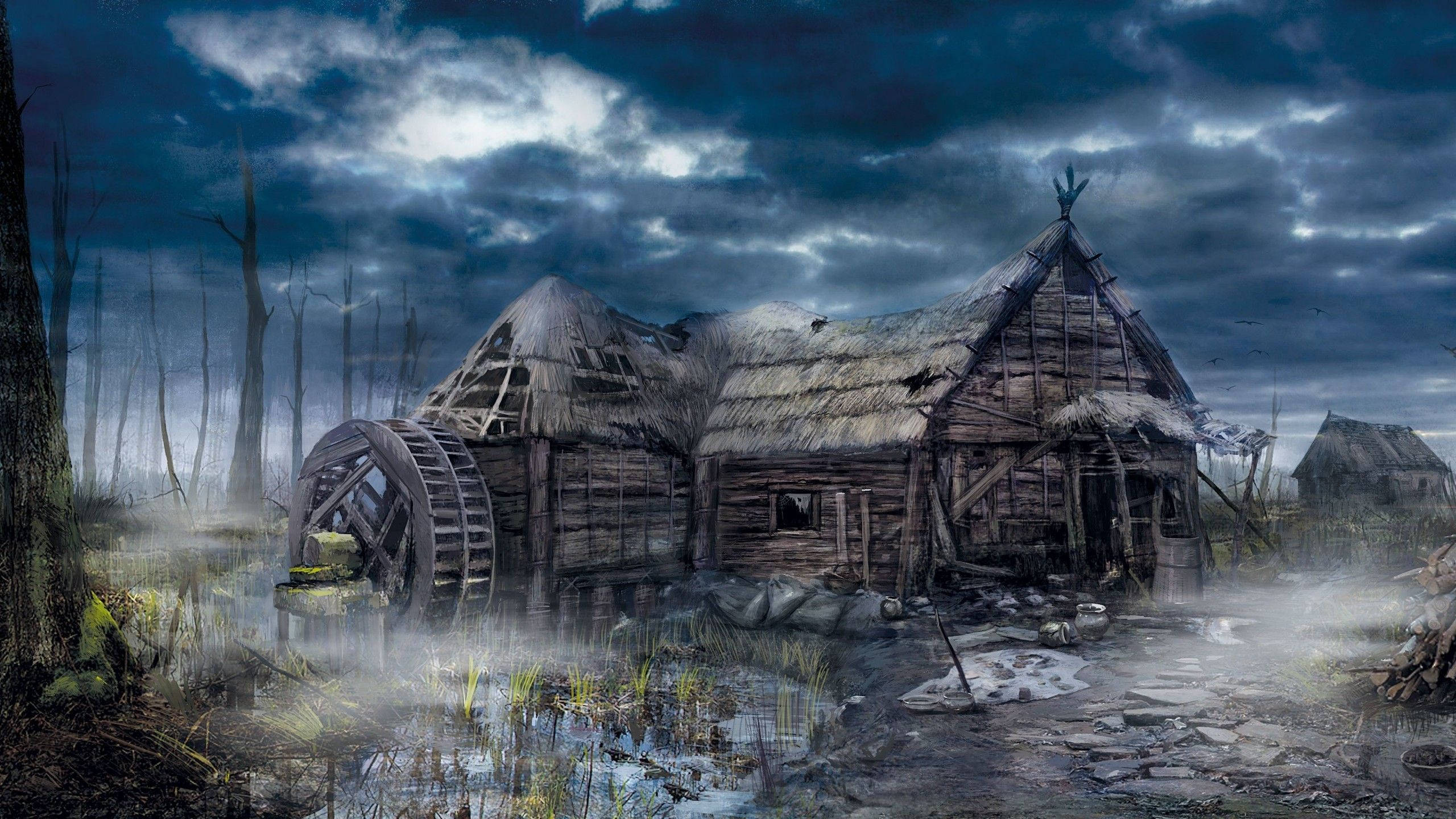 Witcher 3 Forladt Hjem Wallpapers