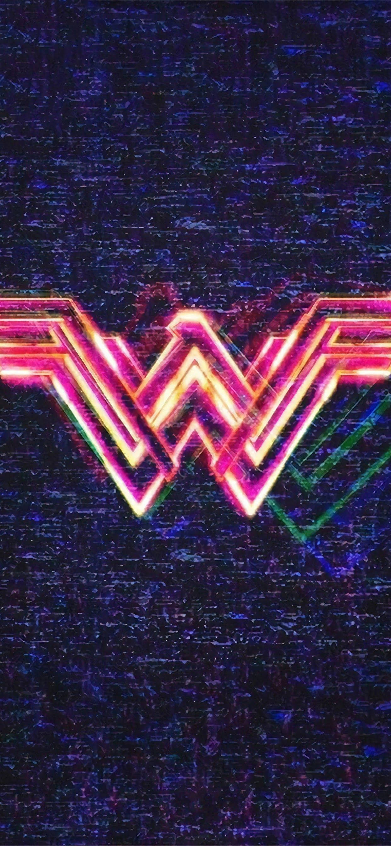 Wonder Woman 1984 Neon Lys Logo Wallpapers