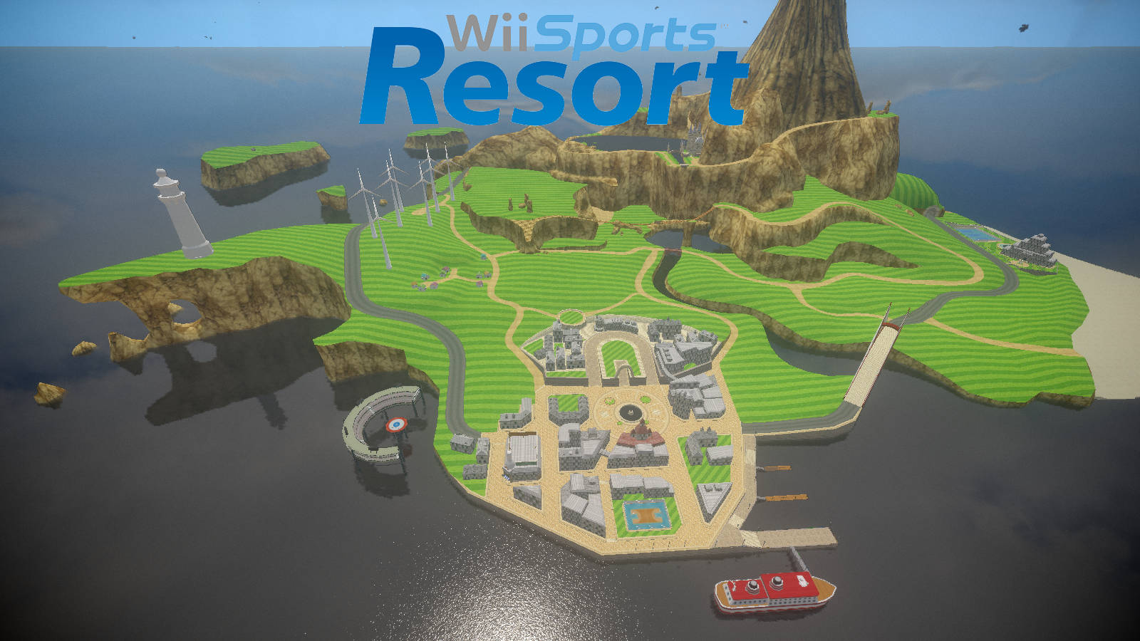 Wuhu Island fra Wii Sports Resort Wallpapers