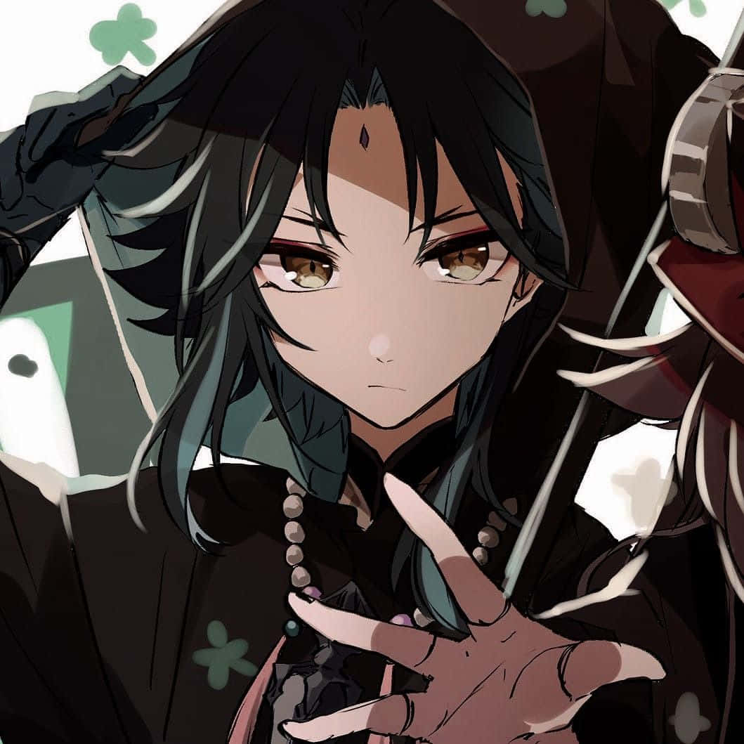 Xiao med hætte PFP Wallpapers