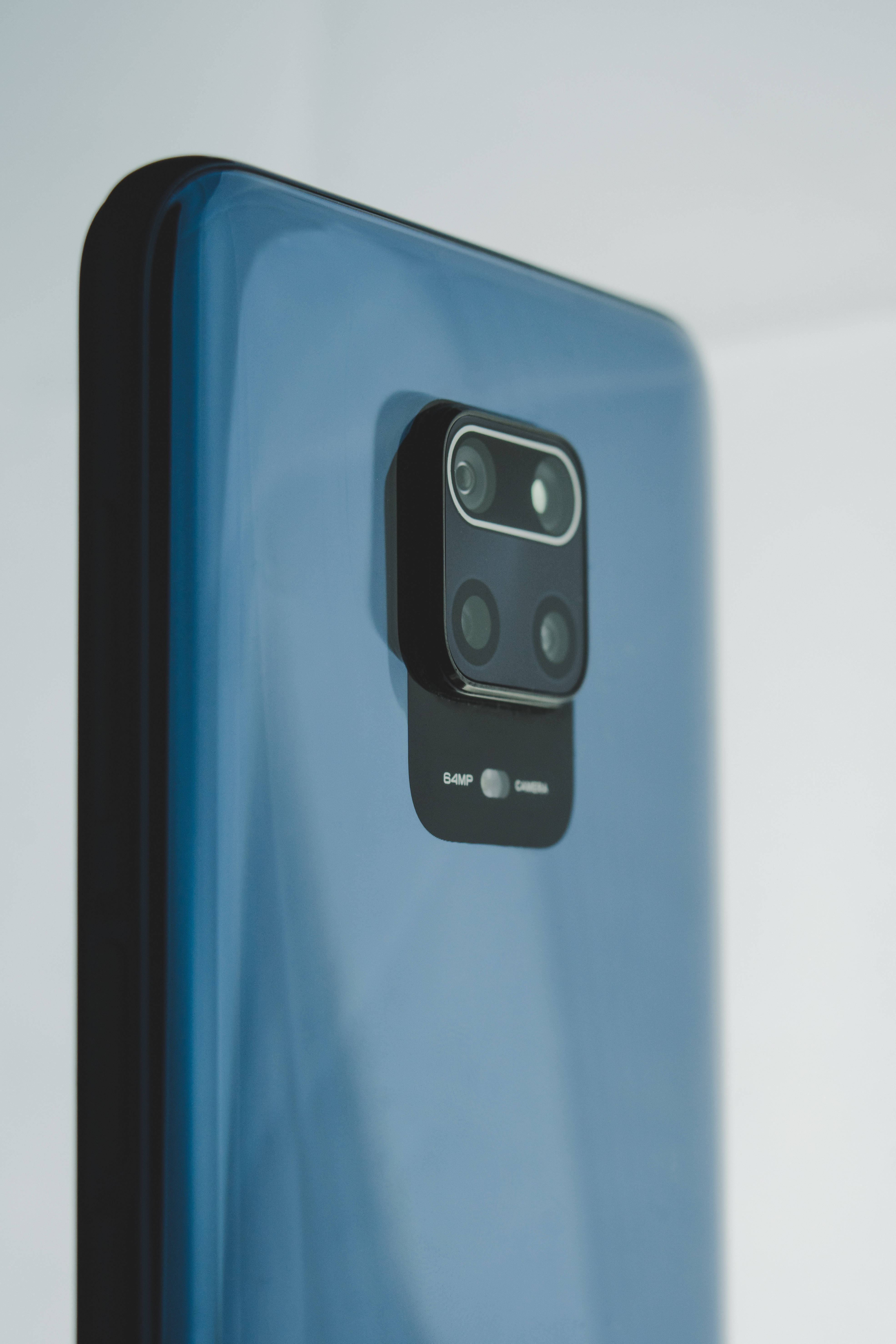 Xiaomi blå og sort telefon Wallpapers