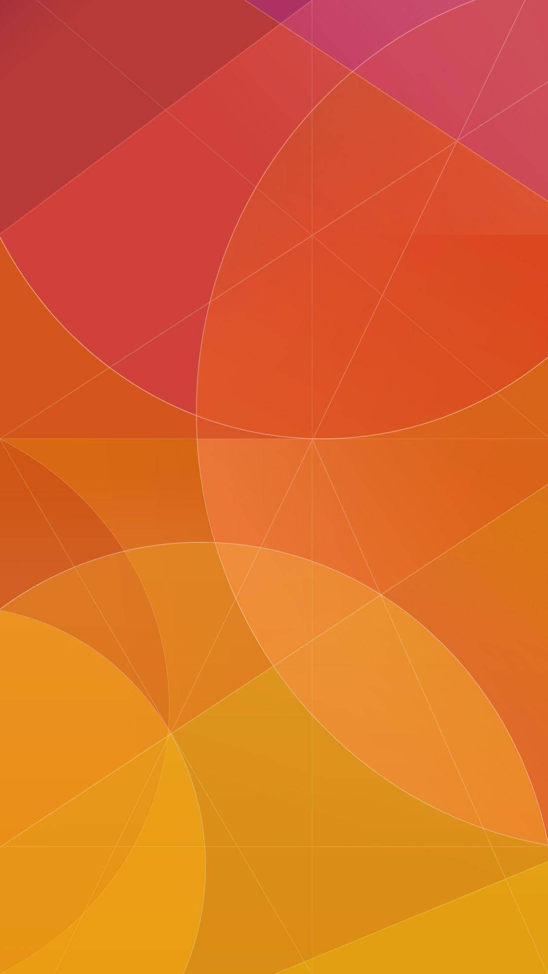 Xiaomi Orange Cirkler Wallpapers