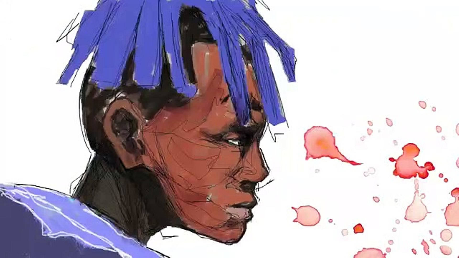 Xxxtentacion Anime Akvarel Kunst Wallpapers