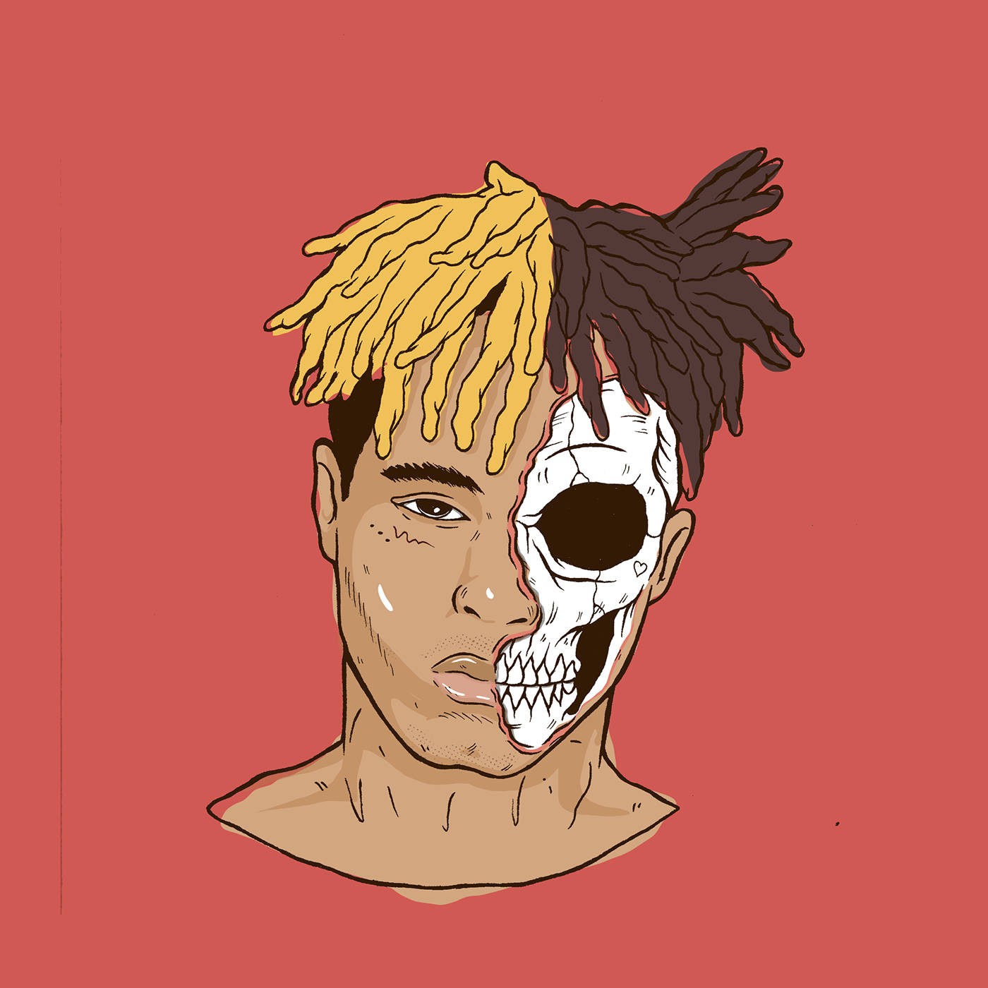 Xxxtentacion Anime-inspireret Kunst Wallpapers