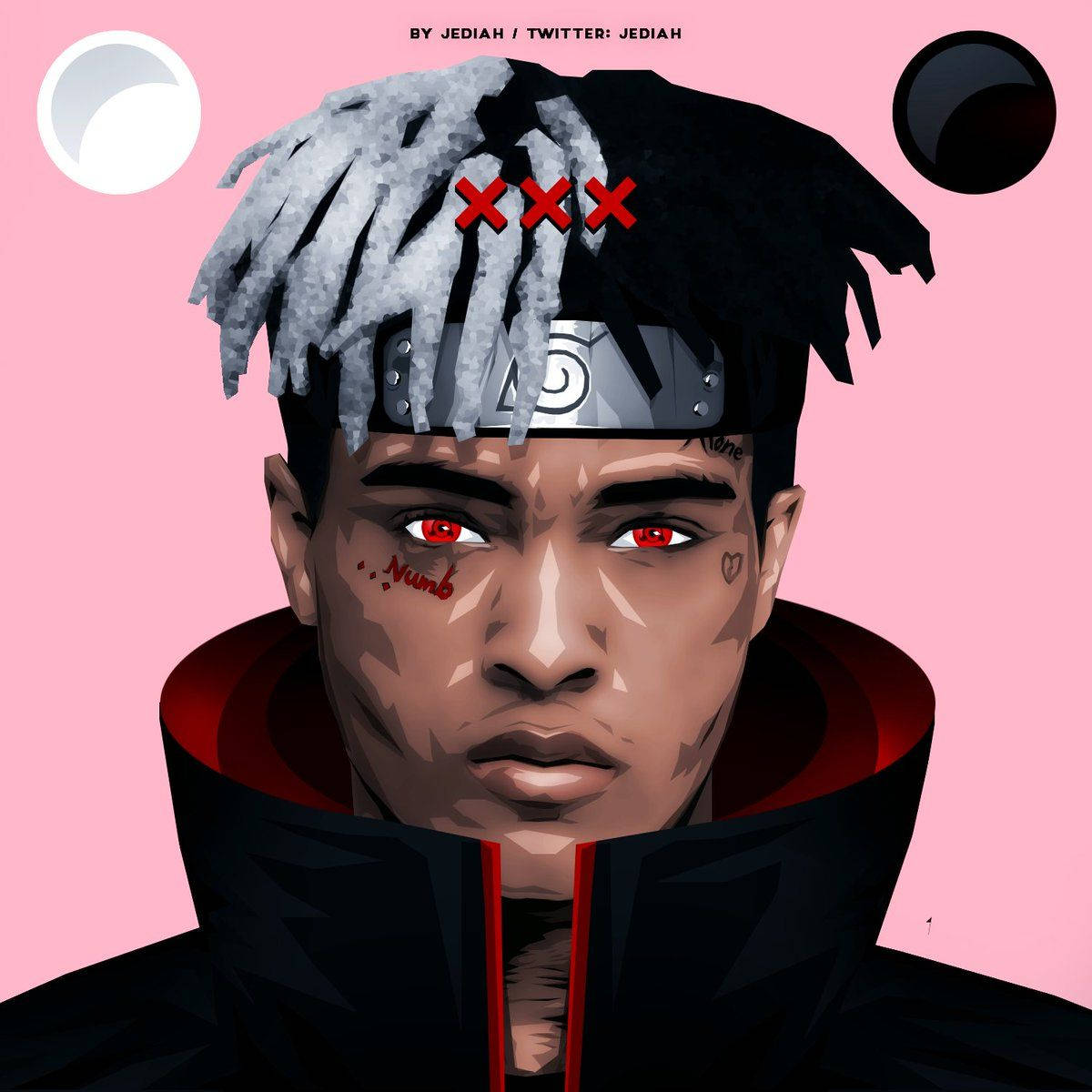 Xxxtentacion Anime Narutos Hovedbeklædning Wallpapers