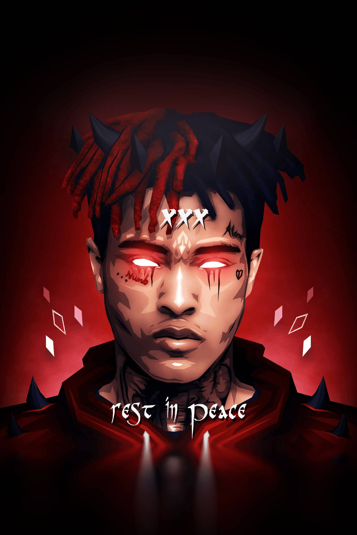 Xxxtentacion Anime Rapper Med Horn Wallpapers